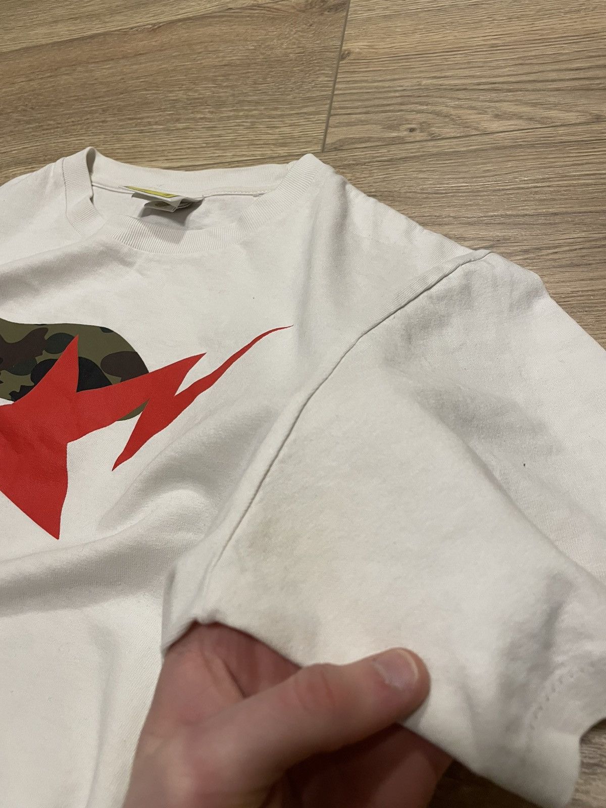 Bape Bape Sta By Bathing Ape White 1st Camo T-Shirt Size US M / EU 48-50 / 2 - 11 Thumbnail