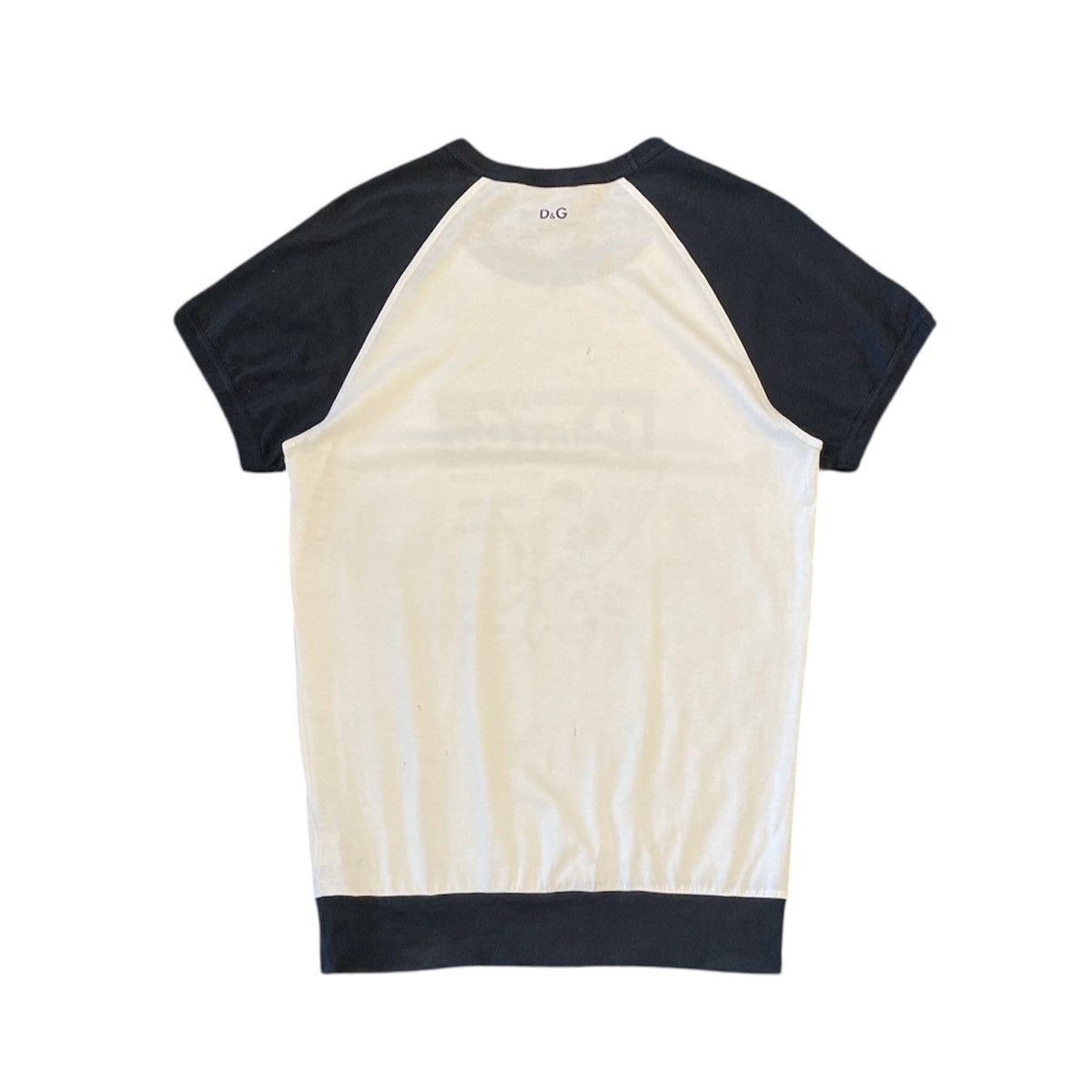 Dolce & Gabbana Dolce & Gabbana Mickey Mouse Raglan Ringer T-Shirt Size M / US 6-8 / IT 42-44 - 2 Thumbnail