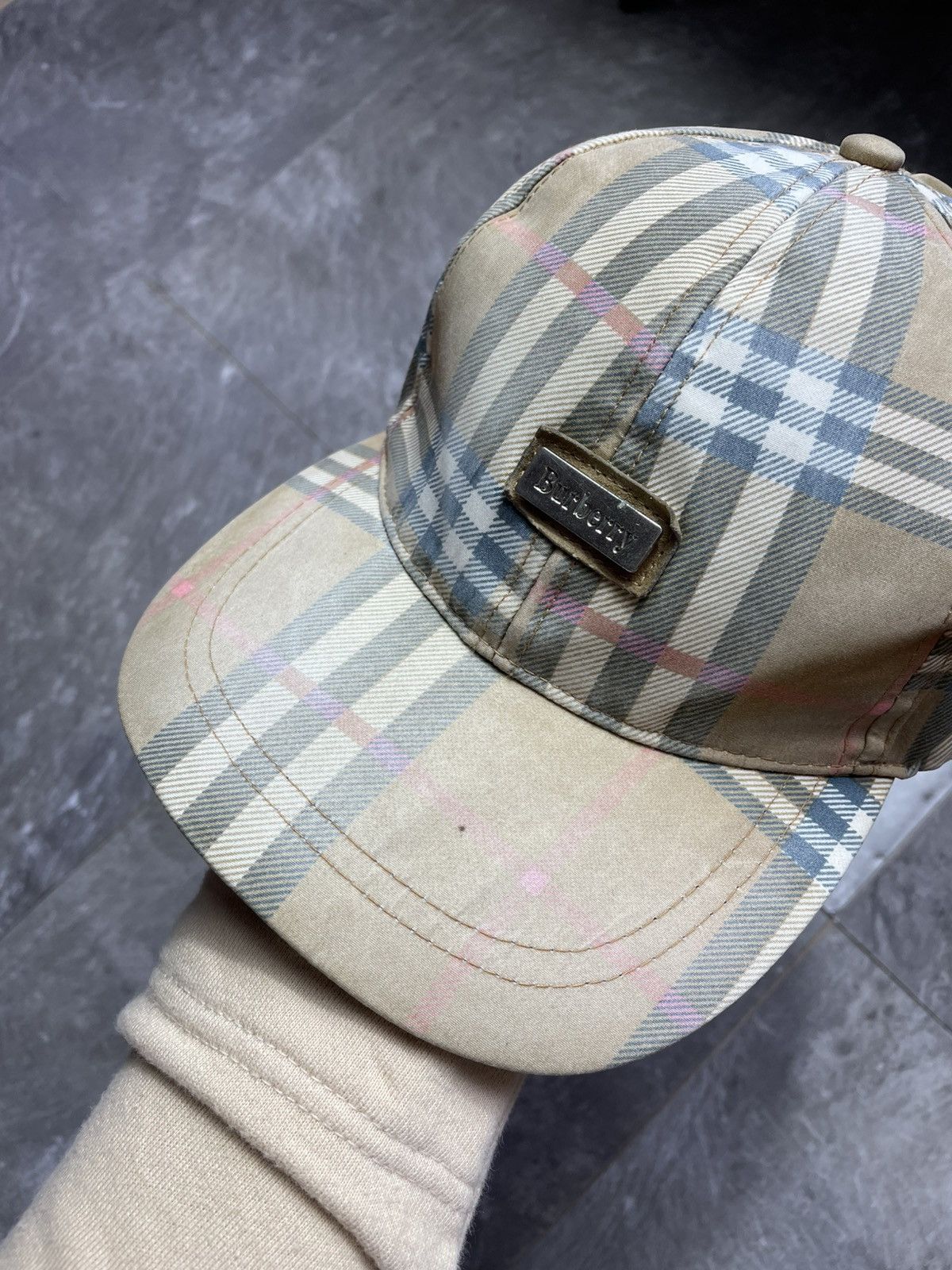 Burberry Burberry London Vintage Rare Nova Check Cap Streetwear Y2k Size ONE SIZE - 3 Thumbnail