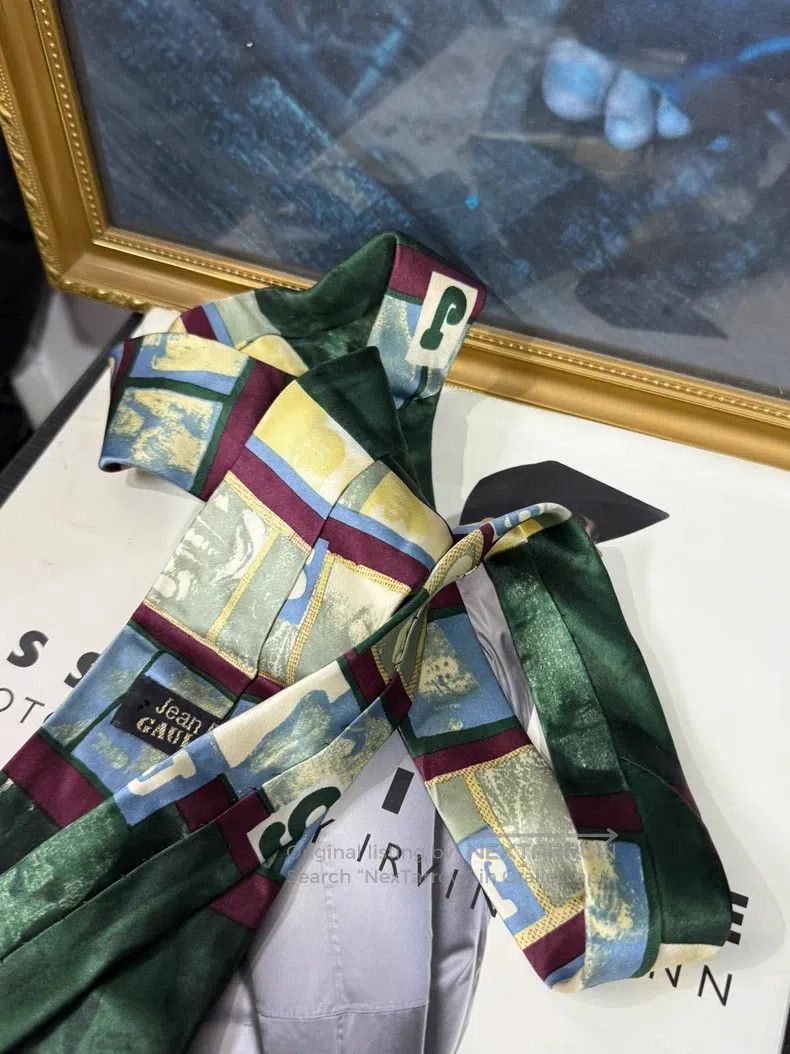 Jean Paul Gaultier Jean Paul Gaultier Pop art silk necktie Size ONE SIZE - 6 Thumbnail