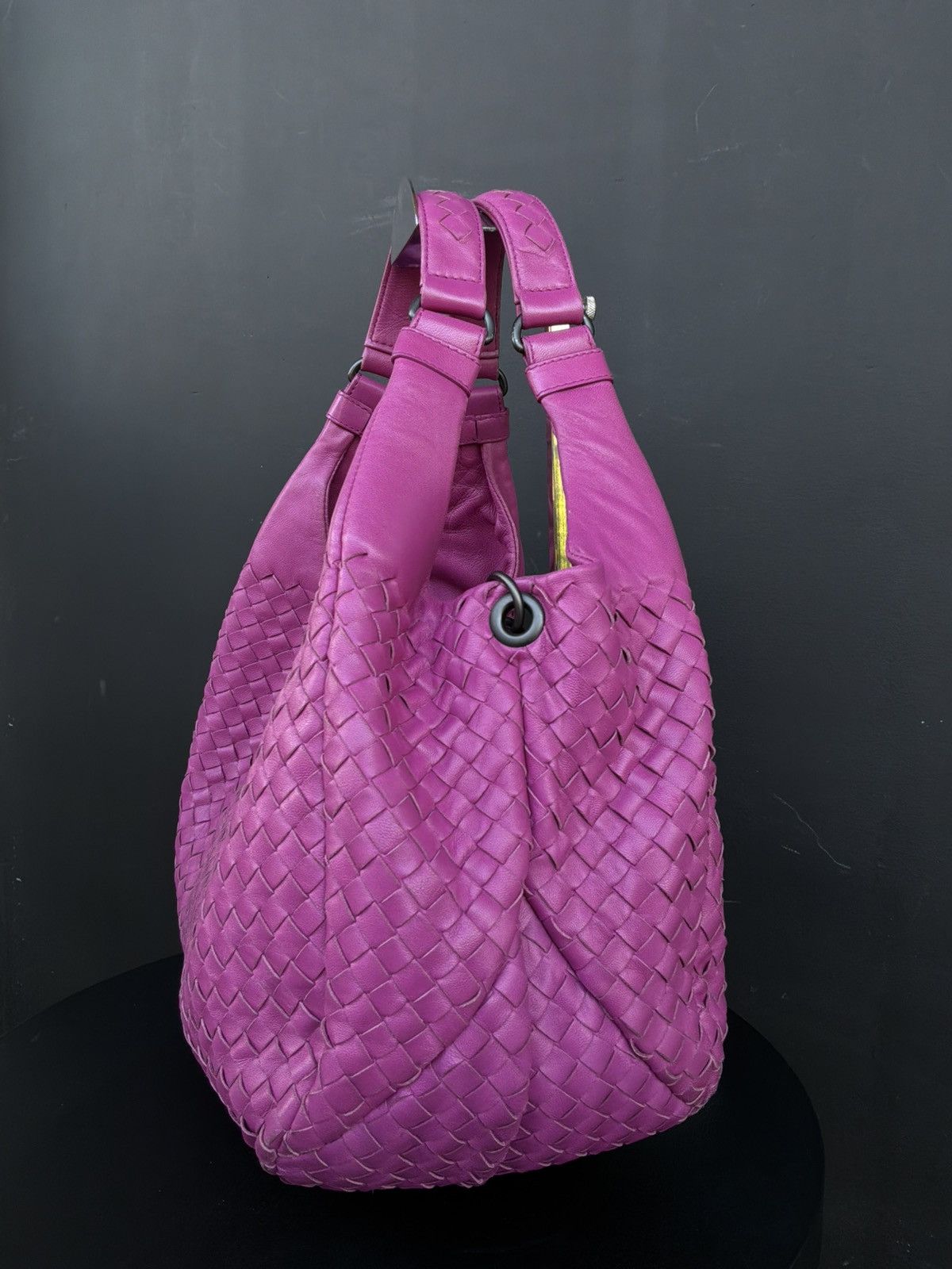 Bottega Veneta Bottega Veneta - Campana Hobo Intrecciato Nappa Leather Size ONE SIZE - 11 Thumbnail