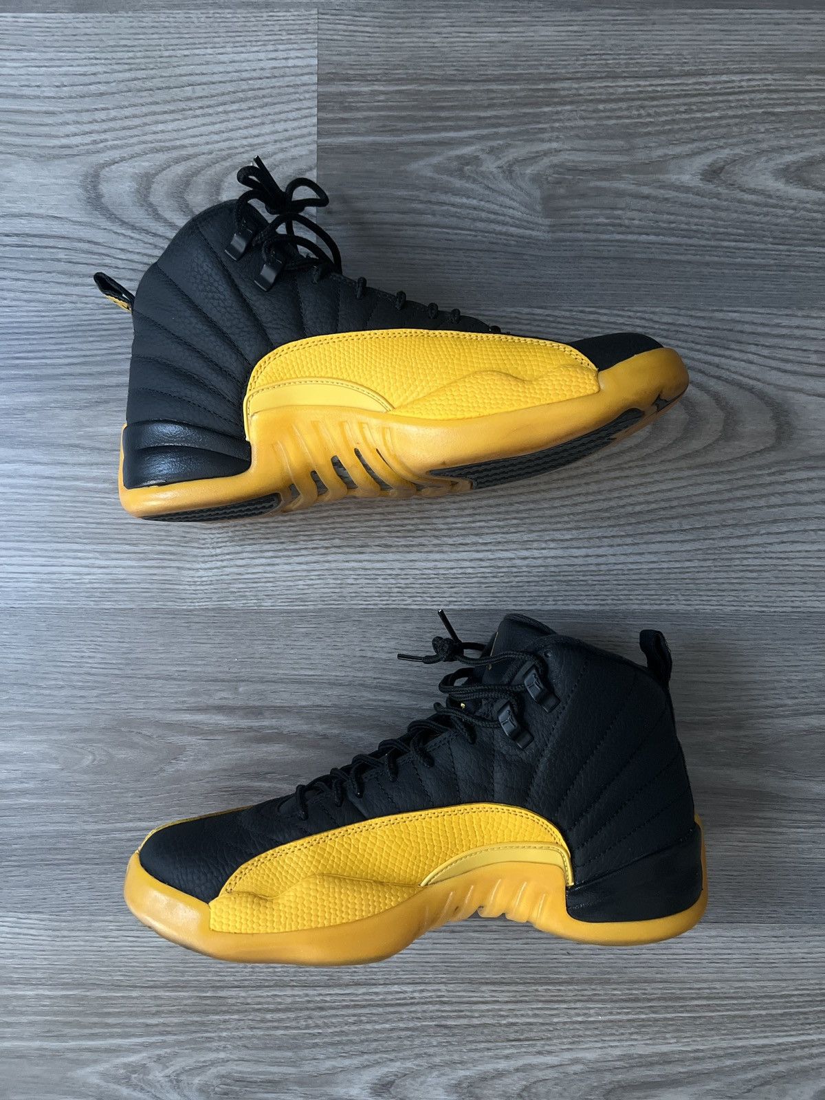 Jordan Brand Air Jordan 12 Retro Black University Gold Size US 8.5 / EU 41-42 - 2 Thumbnail