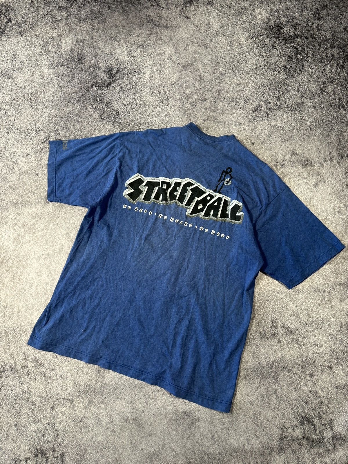 Adidas Vintage Adidas Streetball T-shirt Streetwear Rare Casual USA Size US M / EU 48-50 / 2 - 3 Thumbnail