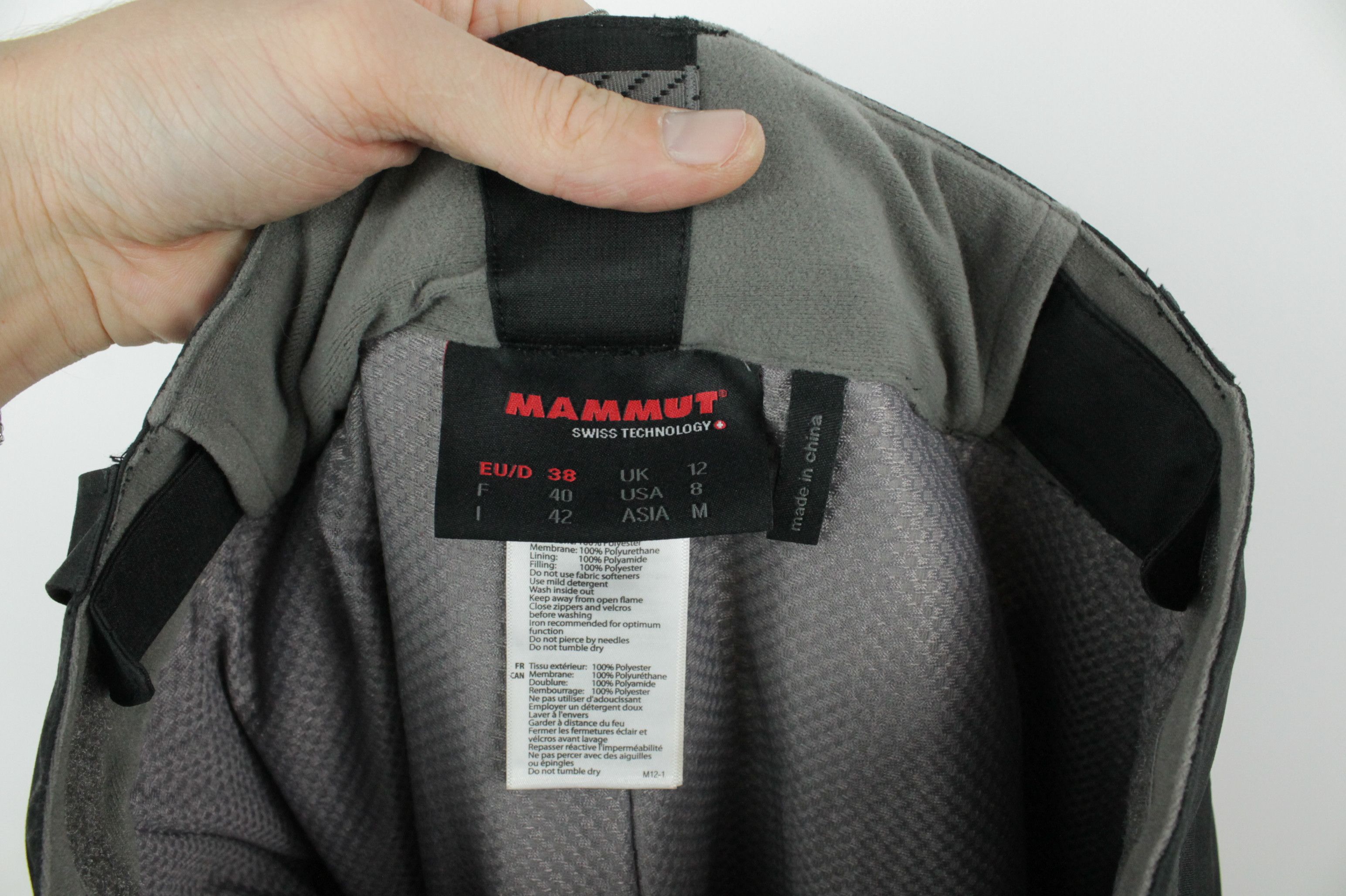 Mammut Mammut Robella 2-layers Warm Waterproof Ski Black Pants Size 30" / US 8 / IT 44 - 8 Thumbnail