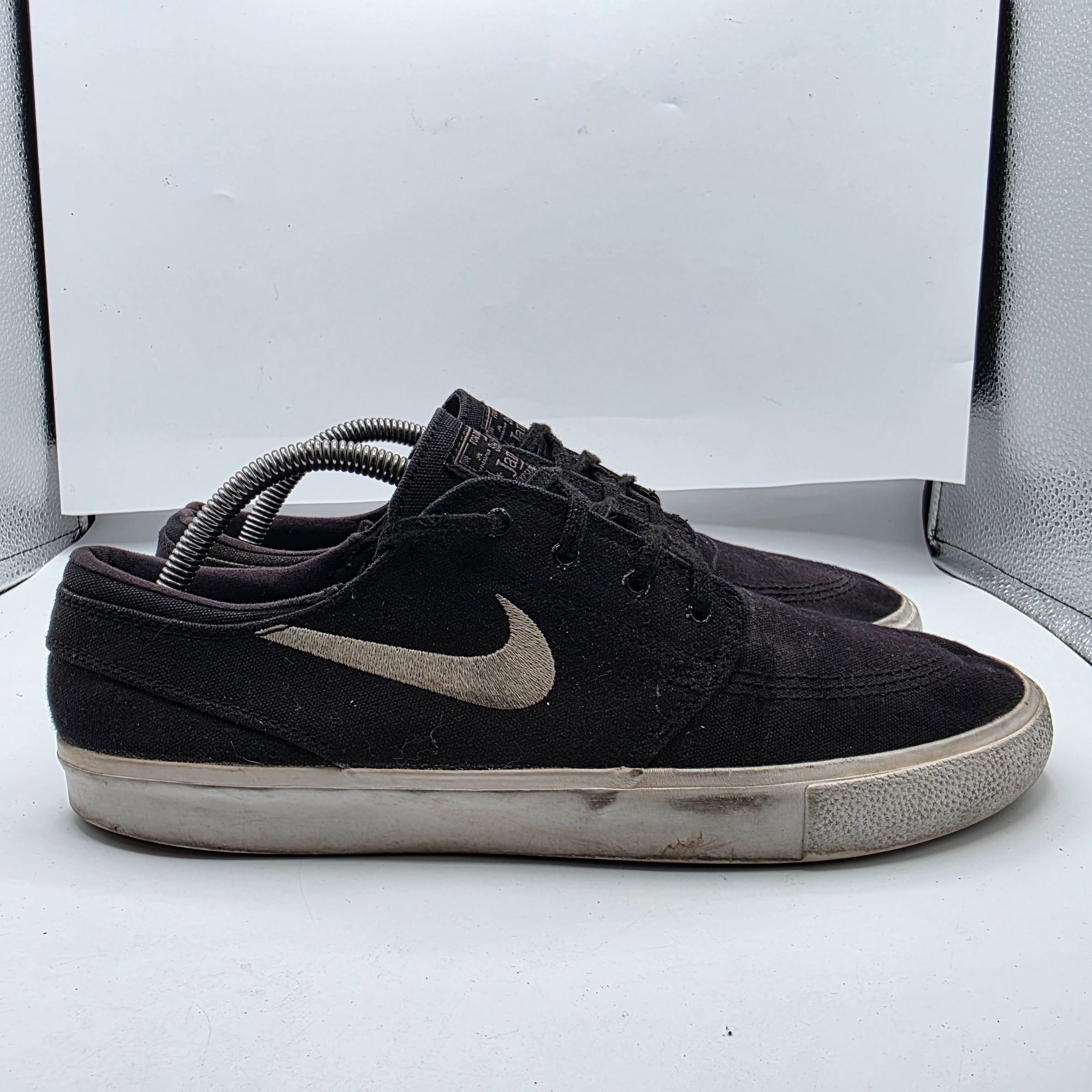 Nike Nike SB Stefan Janoski Mens Size 10 Black Canvas Skateboard Size US 10 / EU 43 - 12 Thumbnail
