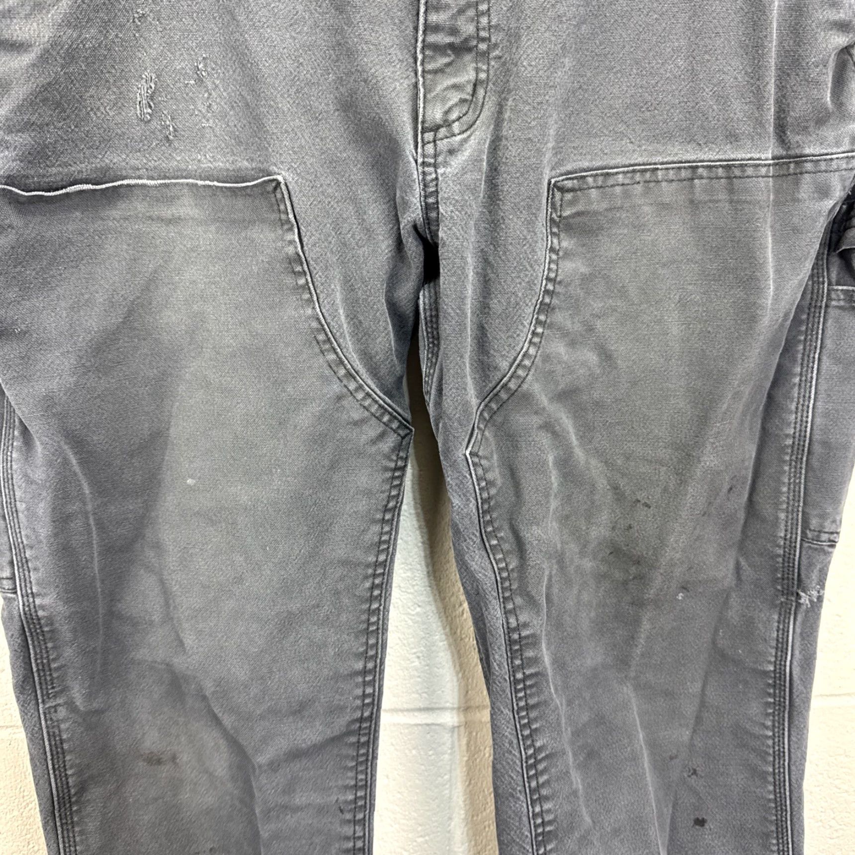 Carhartt Carhartt Carpenter Pants Mens 40x32 Gray 5-Pocket Relaxed Fit Double Knee Workwear Casual 103334 029 Size US 40 / EU 56 - 7 Thumbnail