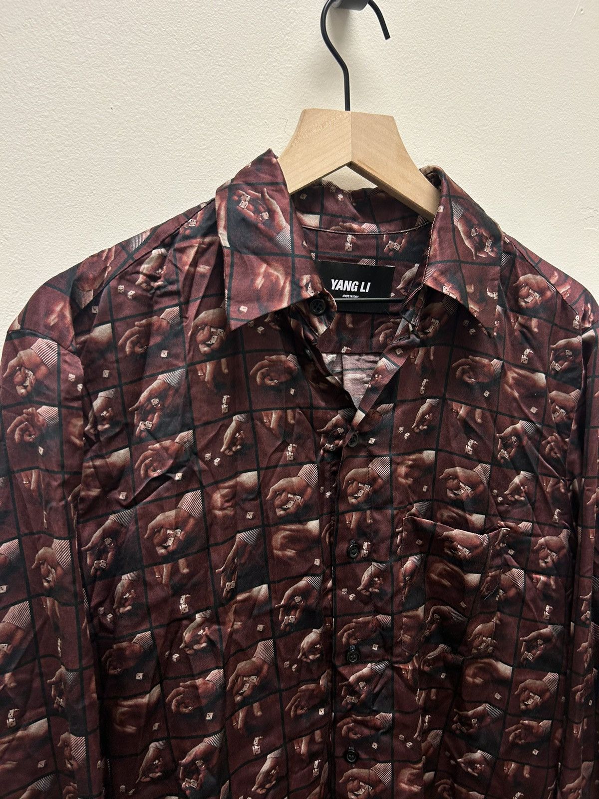 Yang Li Roll the Dice Silk Cotton Button up Size US M / EU 48-50 / 2 - 2 Thumbnail