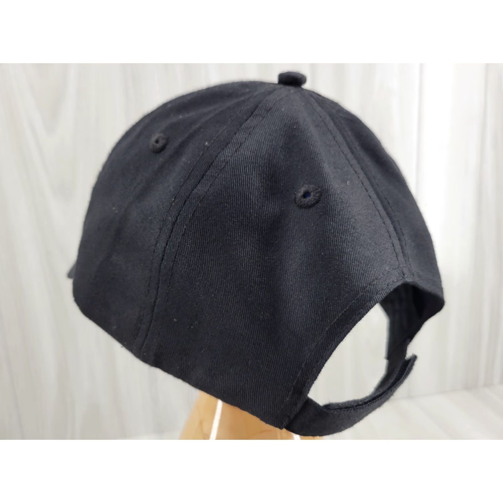 Vintage headtotoe Hat Distressed Black Trucker Hat Men One Size Black Solid Nature Garden Vintage No Size ONE SIZE - 7 Thumbnail