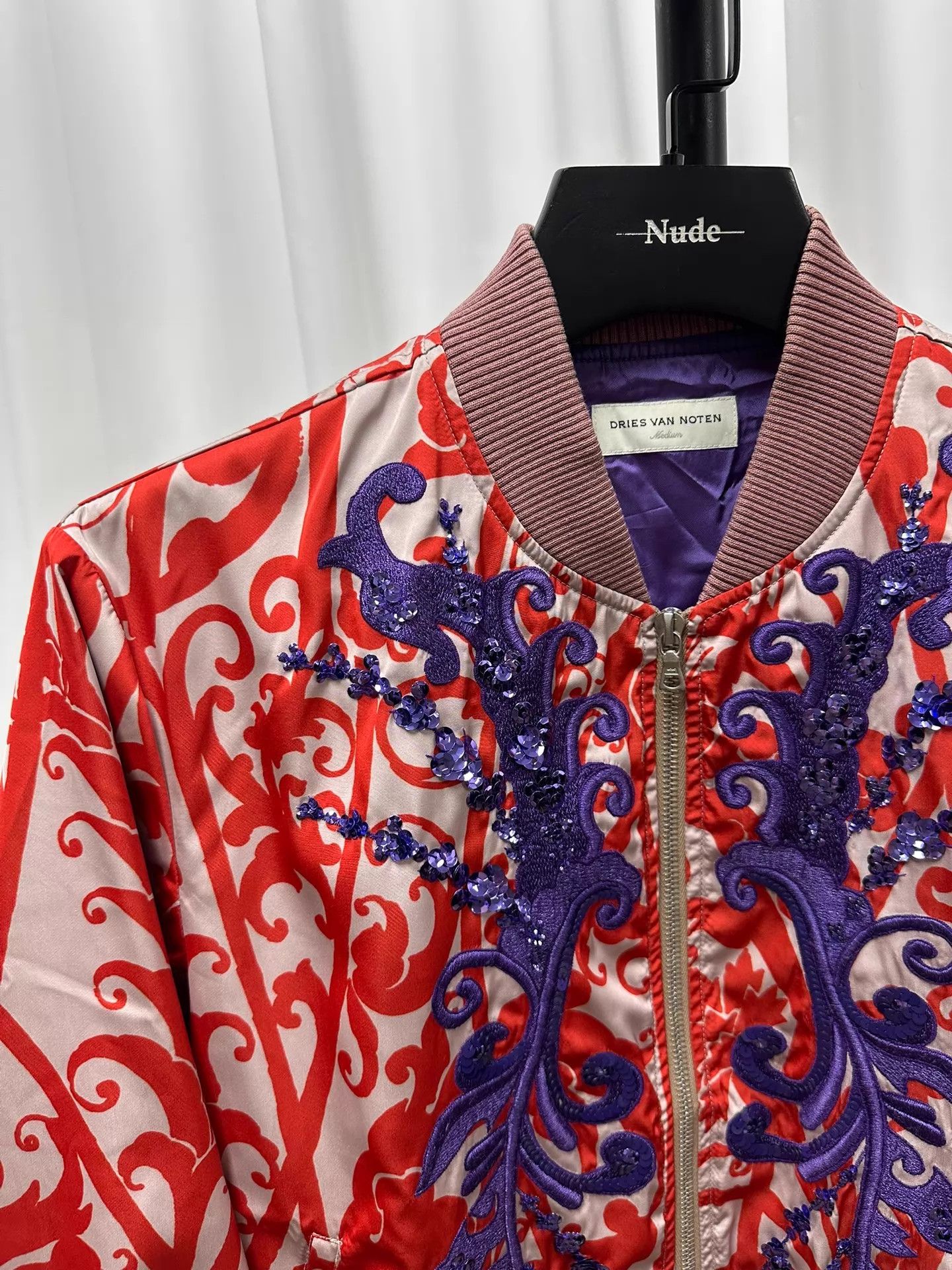 Dries Van Noten Dries Van Noten Beaded Embroidered Floral Jacket M Size US M / EU 48-50 / 2 - 2 Thumbnail