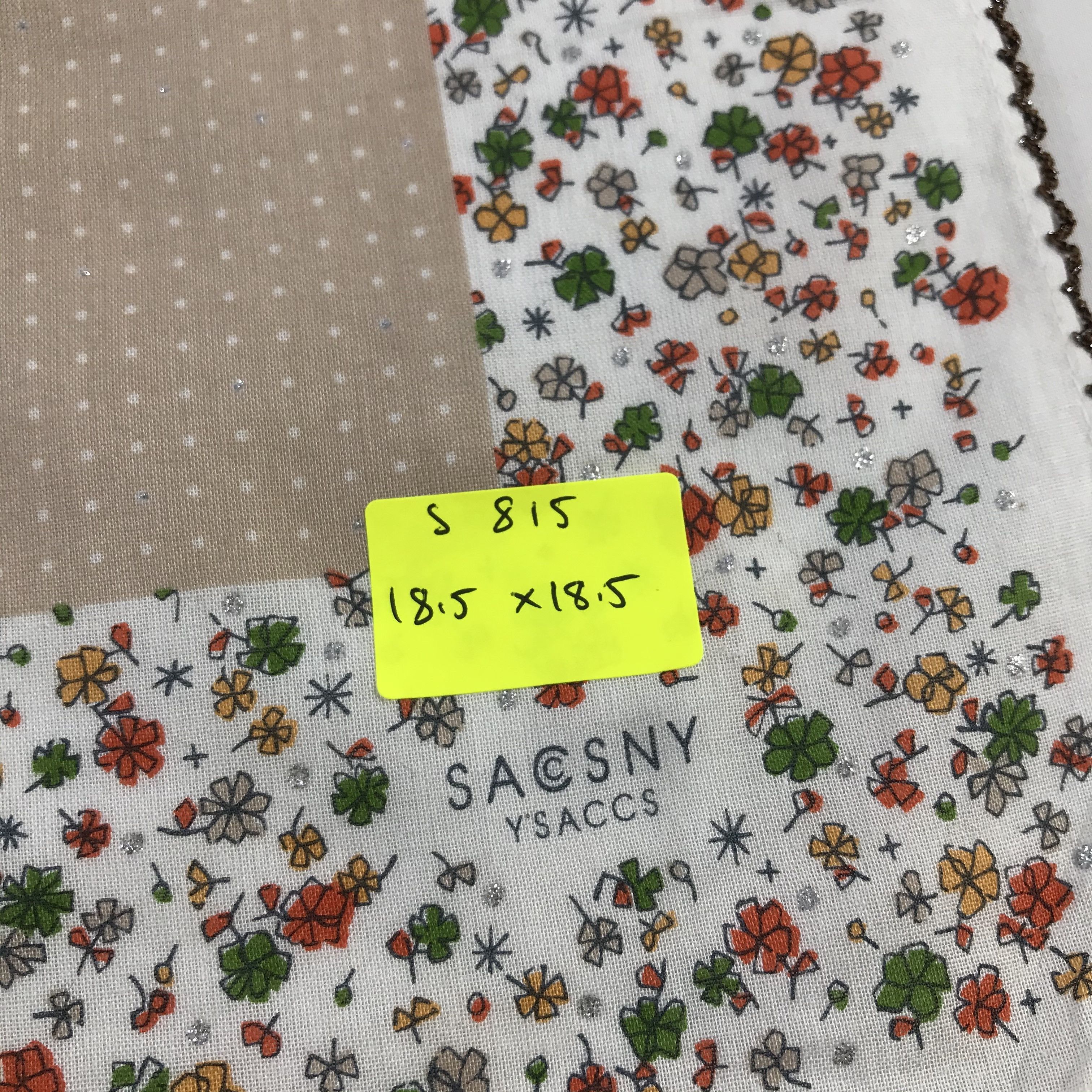 Vintage × Yohji Yamamoto Y'Saccs Bandana / Handkerchief / Neckerchief - S815 Size ONE SIZE - 5 Thumbnail