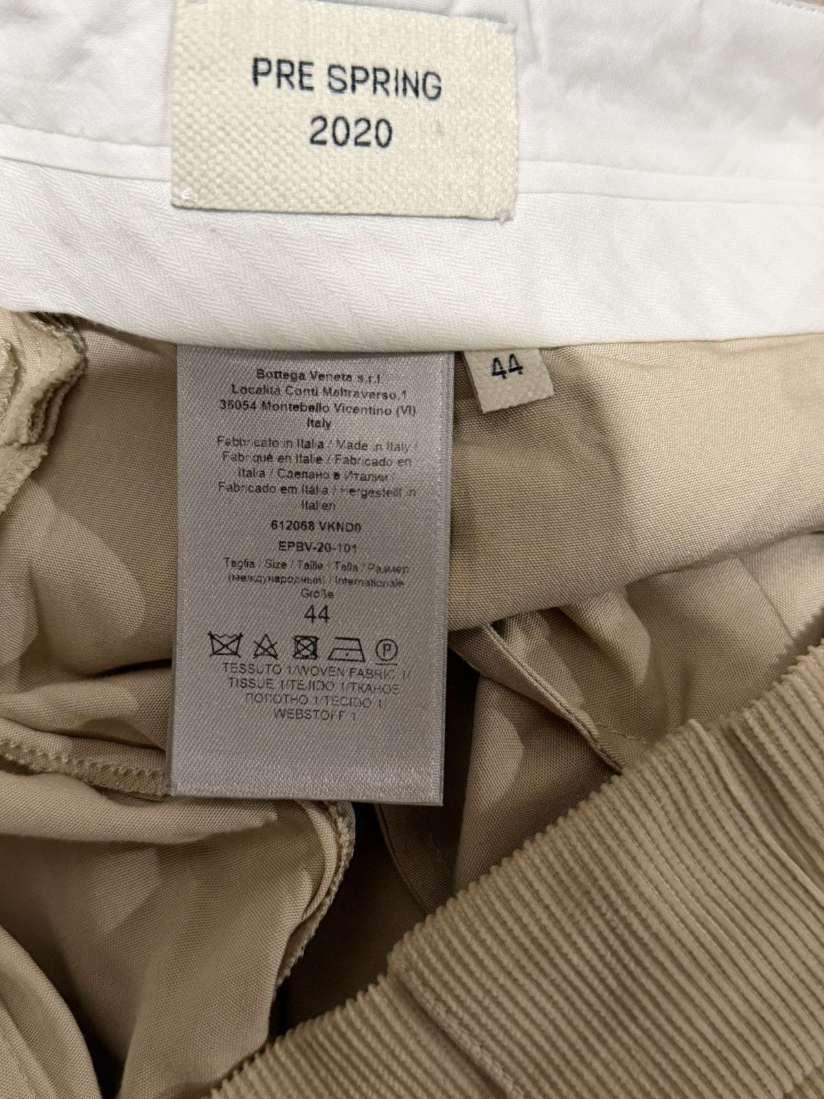 Bottega Veneta Bottega Veneta Daniel Lee Khaki / Corduroy Cargo 2020 Pants Size US 34 / EU 50 - 19 Thumbnail