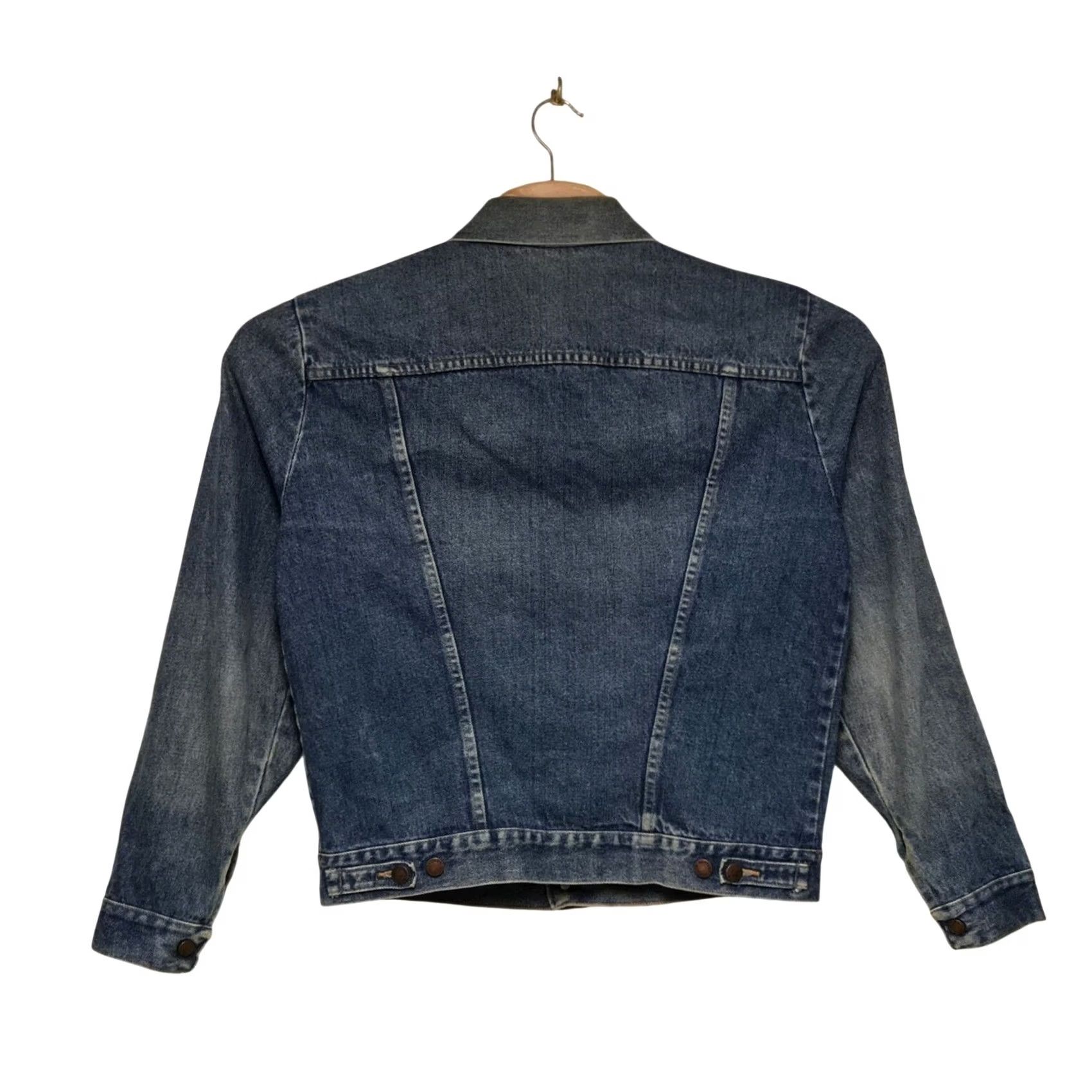 Vintage VINTAGE Rustler Denim Trucker Jacket L Made in USA Faded Blues Mens Jacket Biker 70s Size US L / EU 52-54 / 3 - 8 Thumbnail
