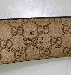 Gucci Gucci GG Guccified Black Leather Belt 100 40 NEW Size 40 - 3 Thumbnail
