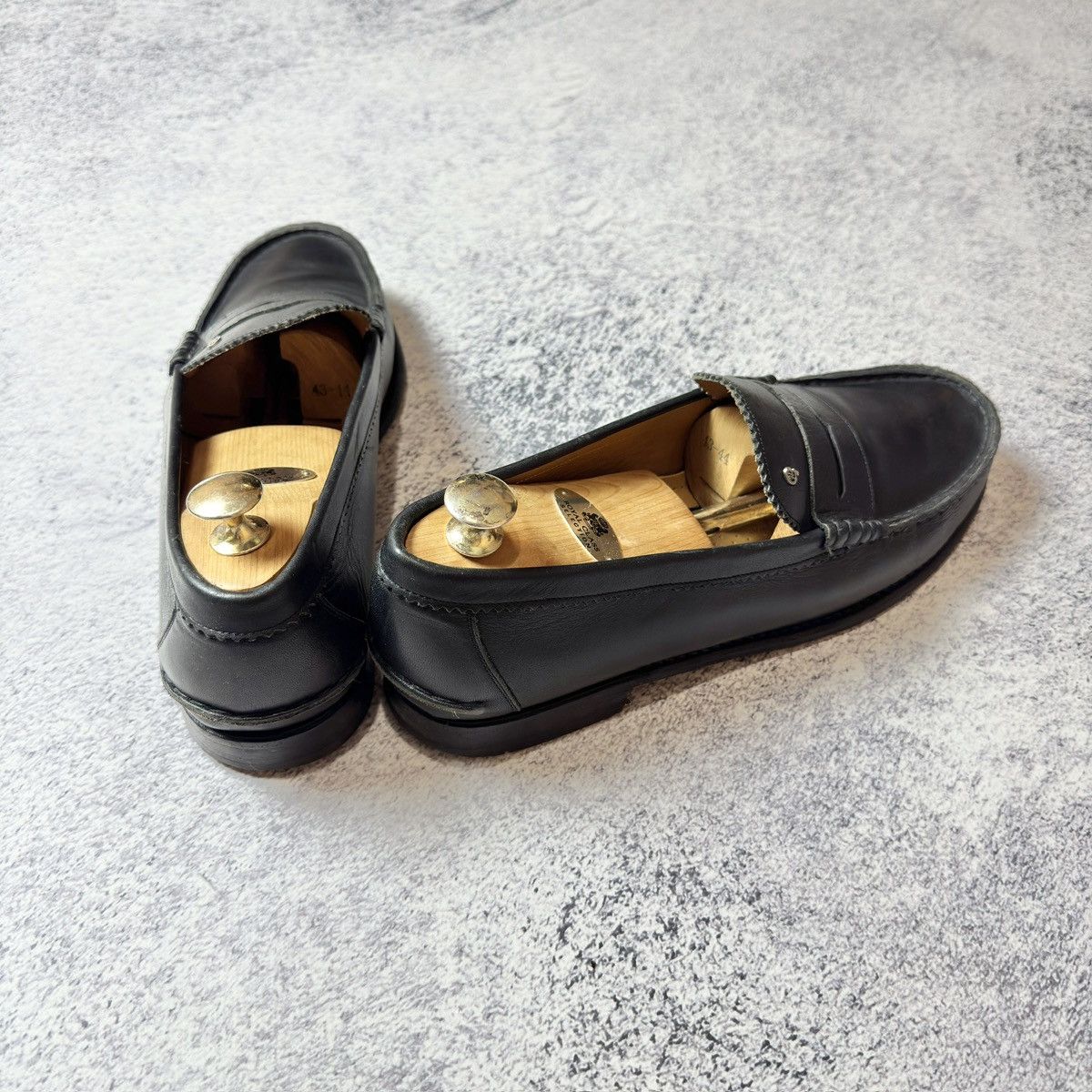 Designer × Handmade Greve Mohawk Penny Loafers US10.5 UK10 EU44.5 29cm Size US 10.5 / EU 43-44 - 4 Thumbnail