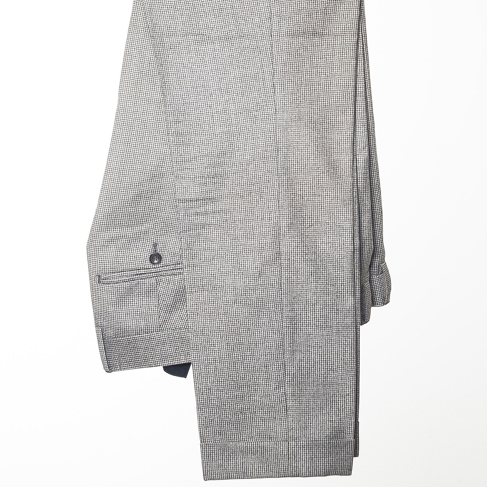 Tiger of Sweden TIGER OF SWEDEN Gray Micro Check Wool Pants EU50 Size US 34 / EU 50 - 2 Thumbnail