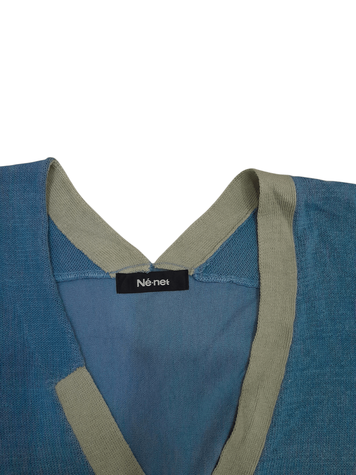Ne-Net NE-NET Issey Miyake Sweater Knit Shirt (F615) Size M / US 6-8 / IT 42-44 - 4 Thumbnail