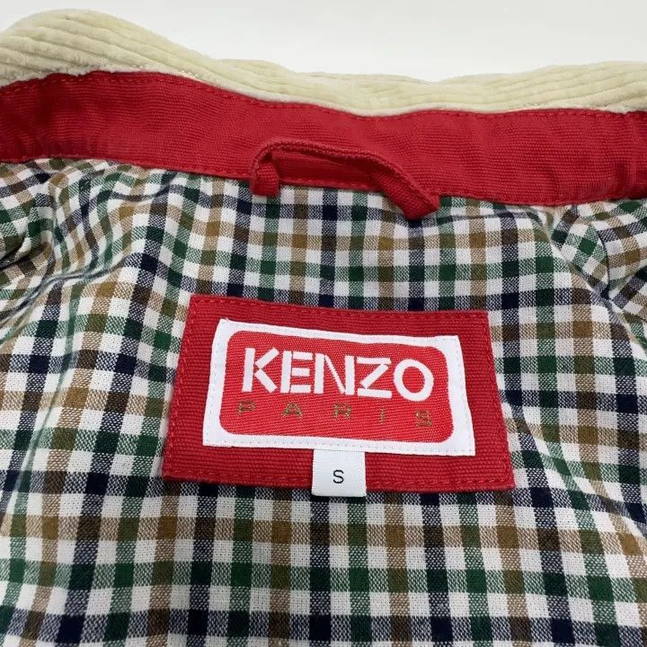 Kenzo Kenzo Logo Button Long Sleeve Jacket in Cherry Red -2507 Size S / US 4 / IT 40 - 2 Thumbnail