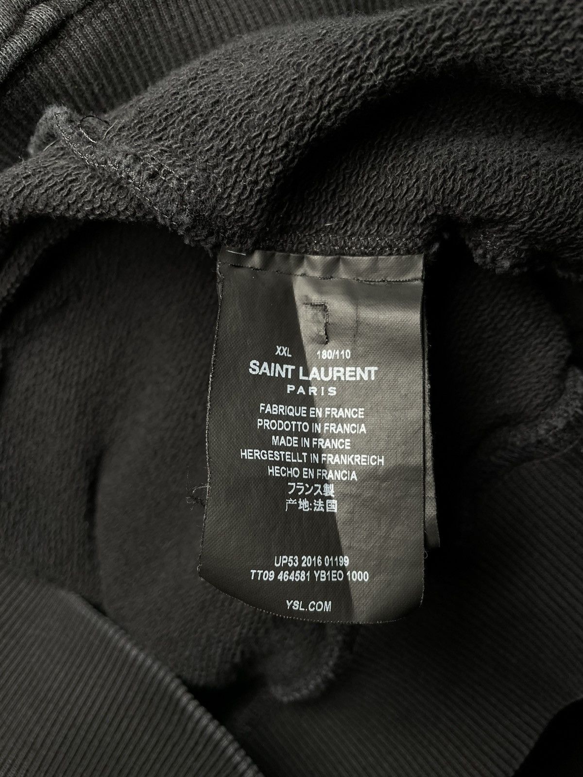 Saint Laurent Paris Saint Laurent Logo Hoodie Size US M / EU 48-50 / 2 - 13 Thumbnail