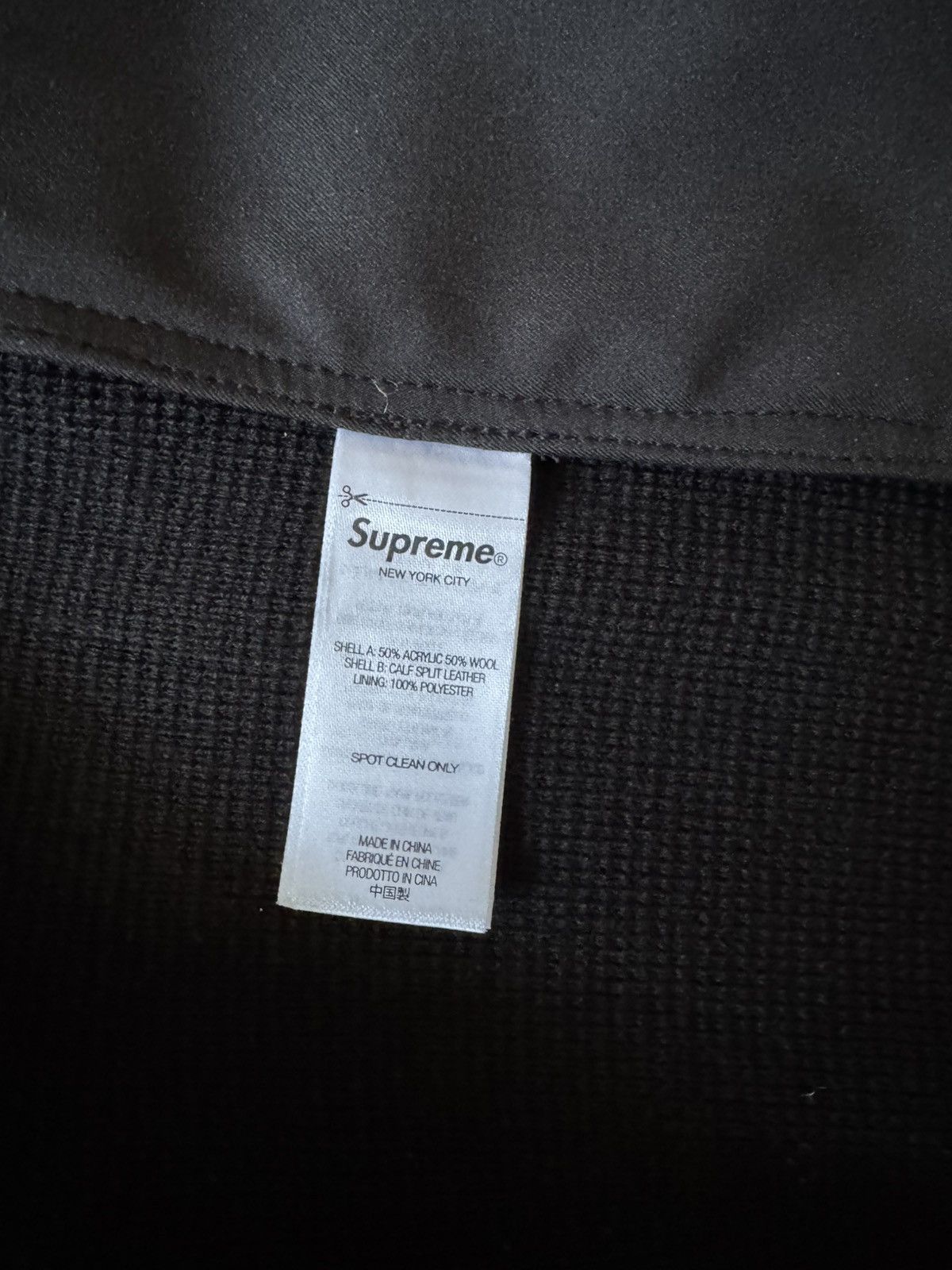 Supreme Studded Suede Zip Up Cardigan (F/W ‘25) Size US M / EU 48-50 / 2 - 7 Thumbnail