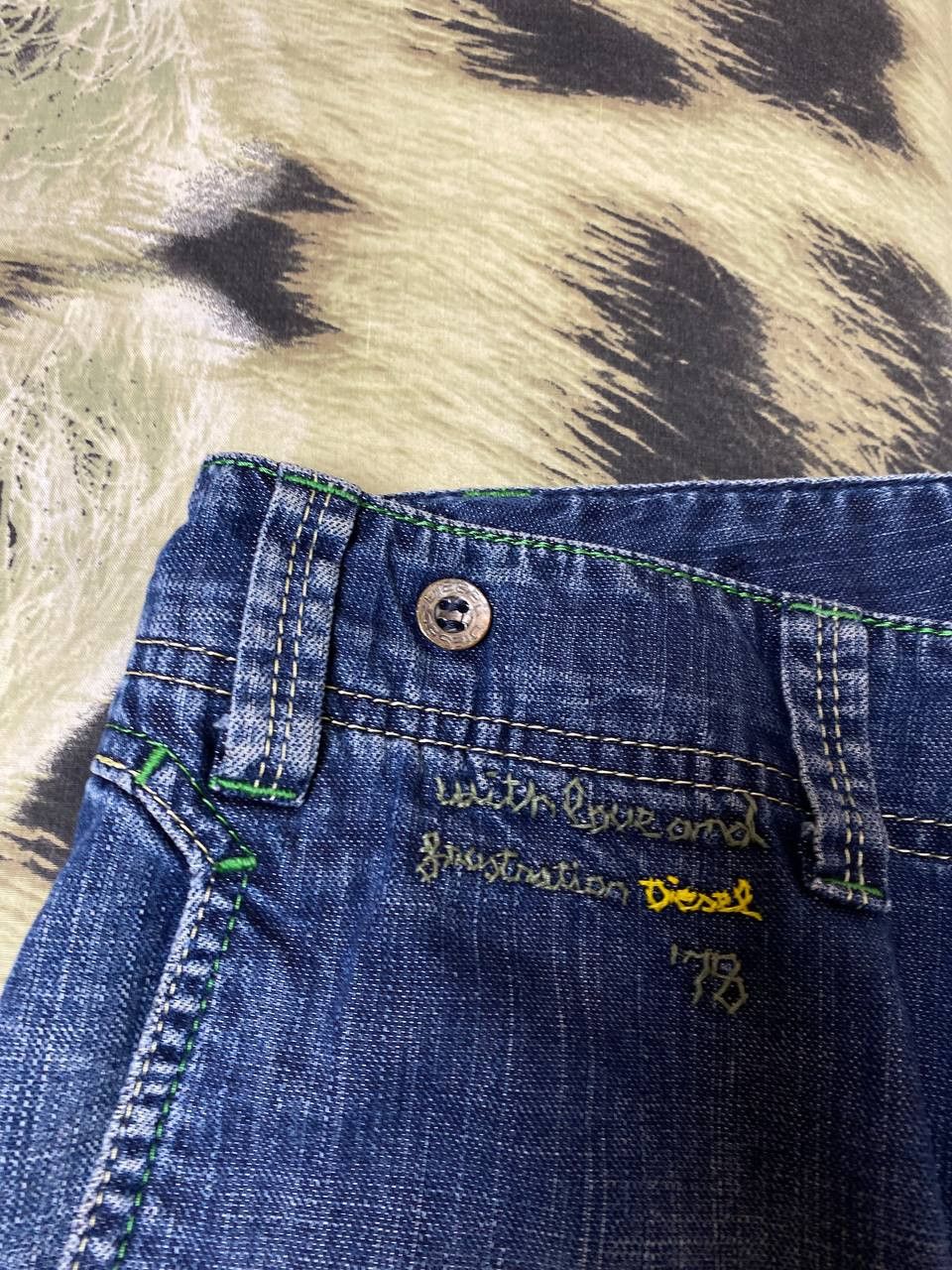 Diesel BAGGY VINTAGE Y2K HEAVY FADED JEANS PANTS Size US 32 / EU 48 - 3 Thumbnail