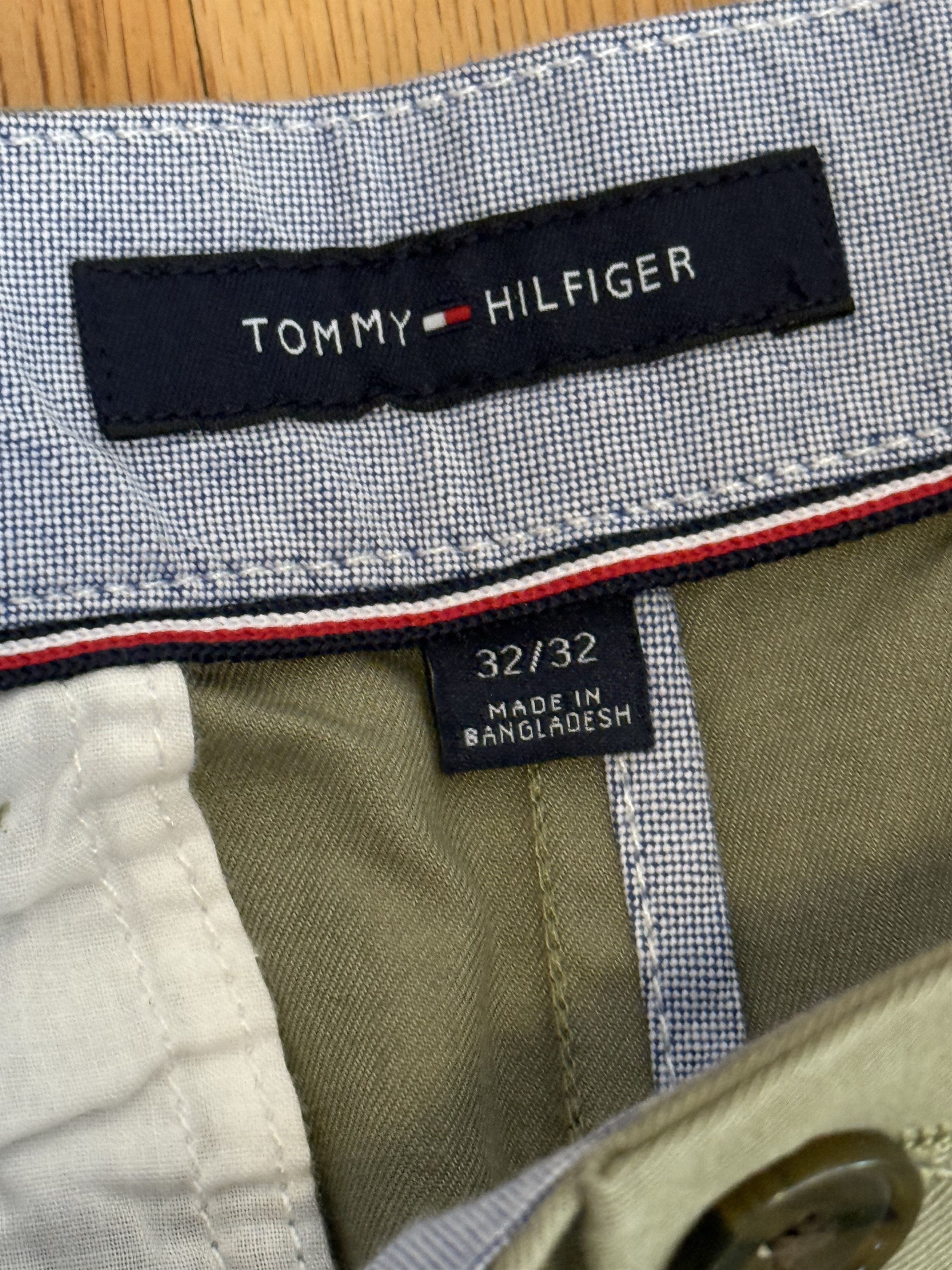 Tommy Hilfiger Tommy Hilfiger - Logo Chino Pants - Green Size US 32 / EU 48 - 5 Thumbnail