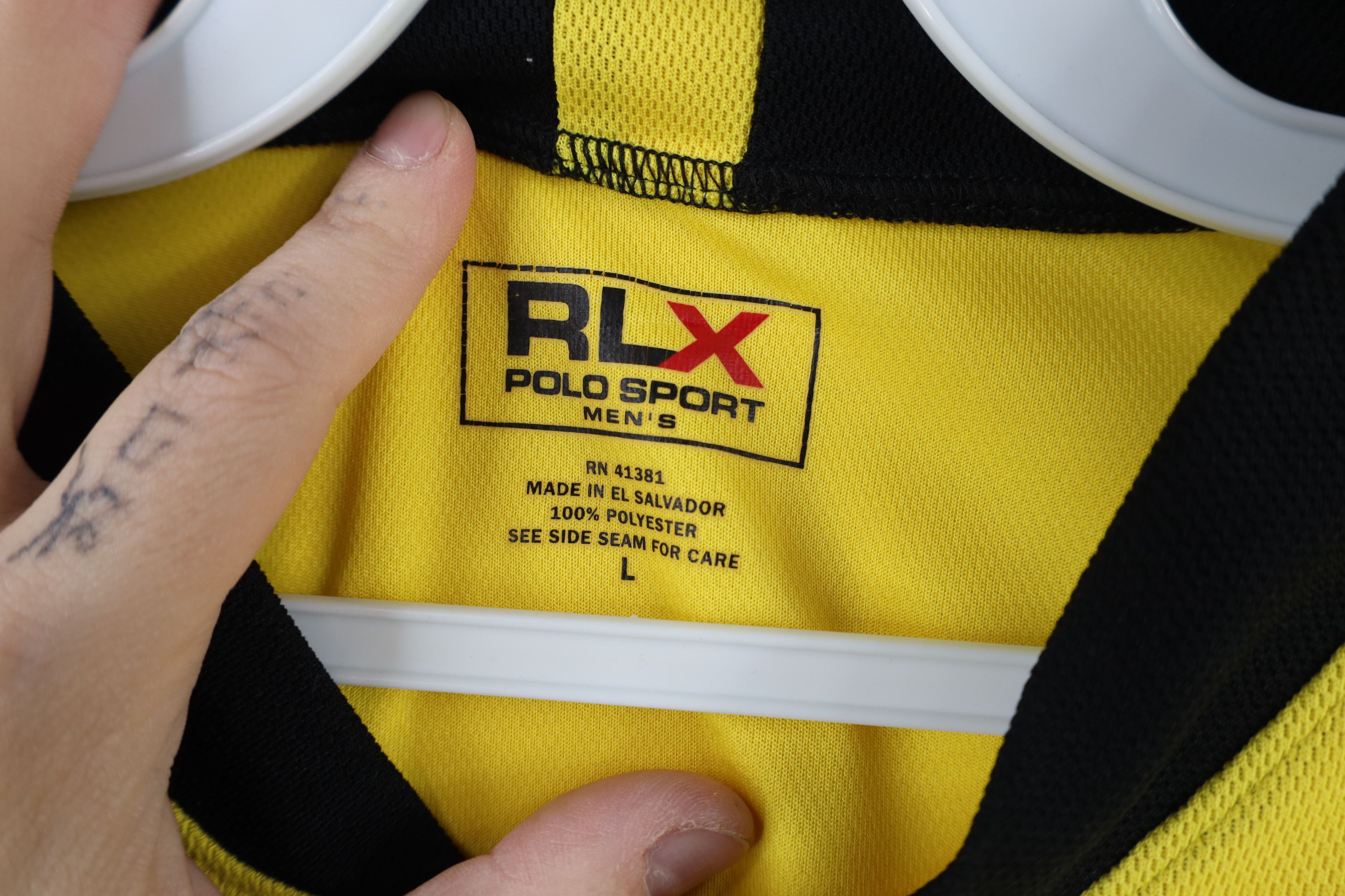 Ralph Lauren × Vintage Vintage 90s Polo Sport Ralph Lauren RLX Bicycle Jersey Size US L / EU 52-54 / 3 - 9 Thumbnail