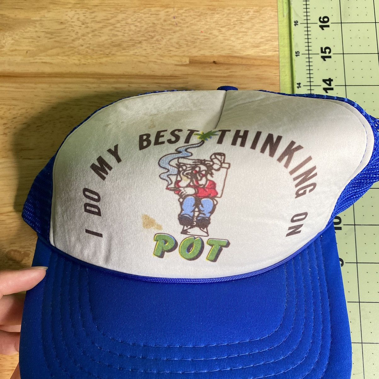 Vintage Trucker hat Size ONE SIZE - 1 Thumbnail