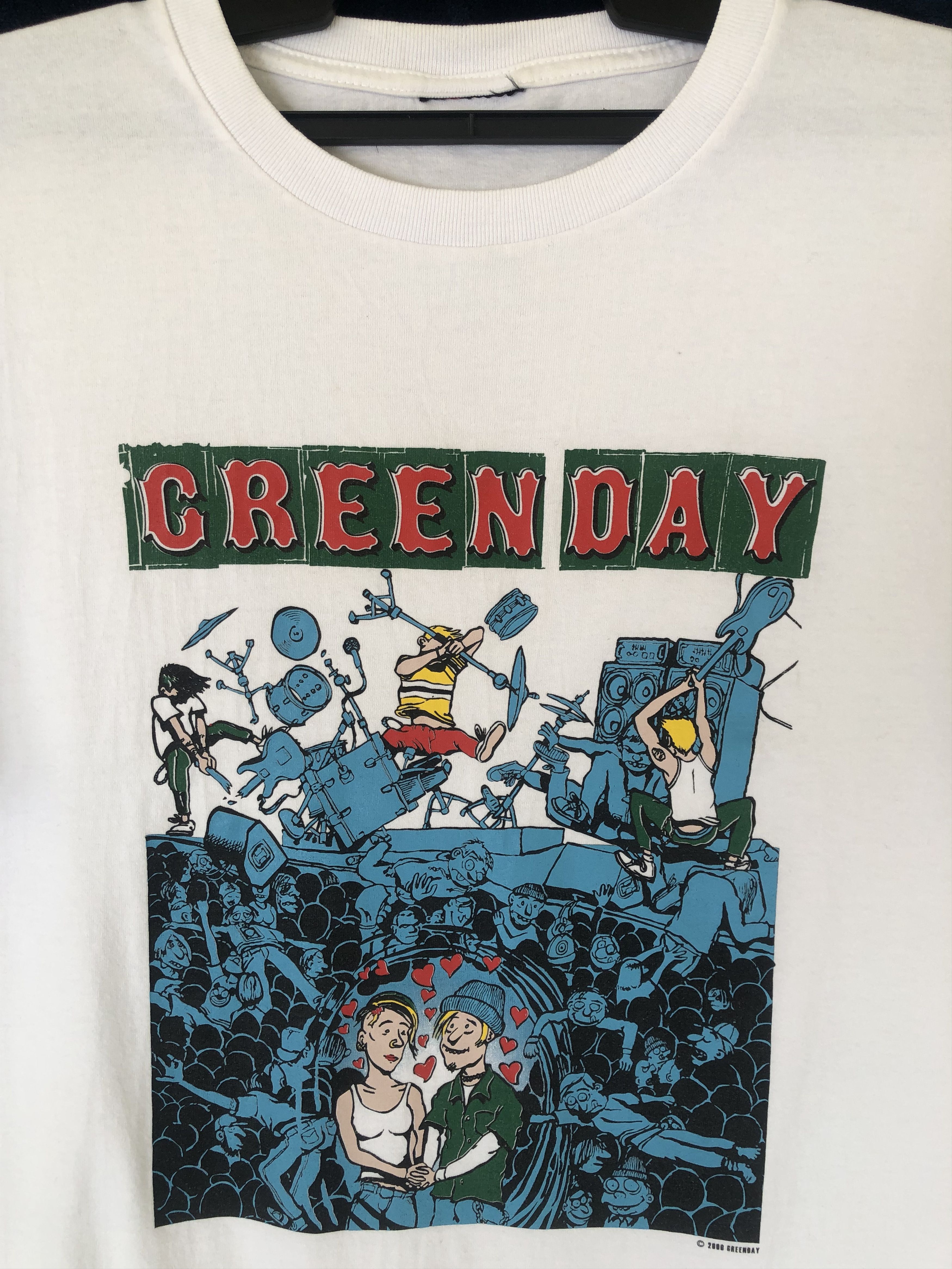 Band Tees Vintage GREEN DAY Punk Rock Band Tee Size US L / EU 52-54 / 3 - 2 Thumbnail