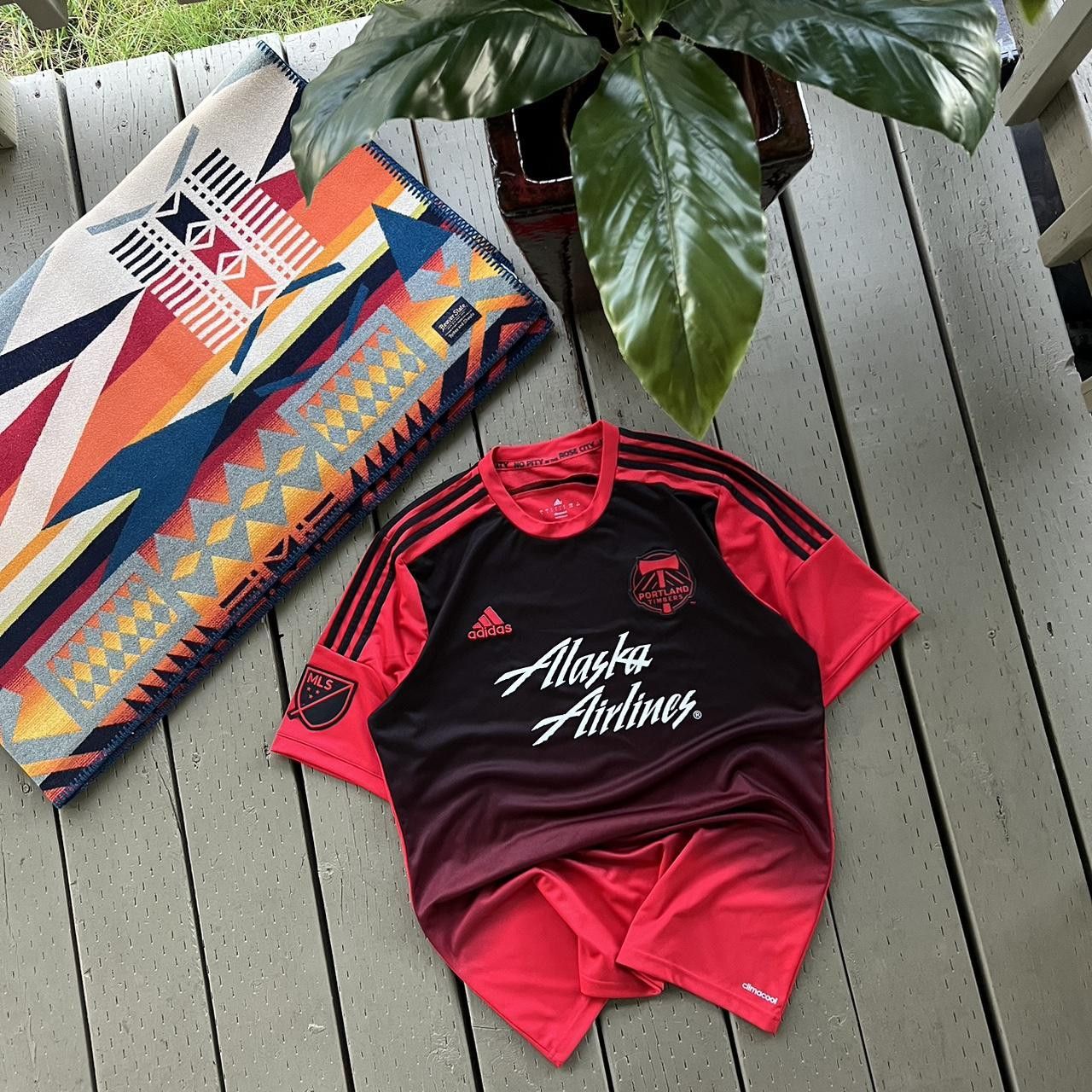 Adidas Portland Timbers jersey Size US L / EU 52-54 / 3 - 3 Thumbnail