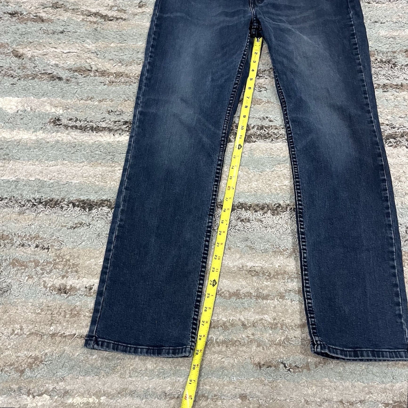 Levi's Levi's 514 Straight Jeans Mens 34x32 Regular Blue Denim Cotton 5-Pocket Inseam 32" Medium Wash Denim Levis 514 Straight Mens Regular Size 34x32 Size US 34 / EU 50 - 7 Thumbnail
