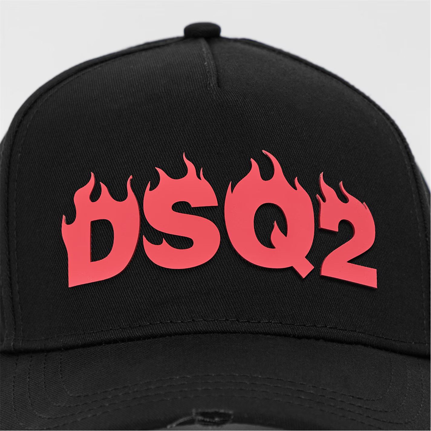 Dsquared2 o1g2r1mq0426 Size: OS / Flame Baseball Hat / Cap in Black Size ONE SIZE - 3 Thumbnail
