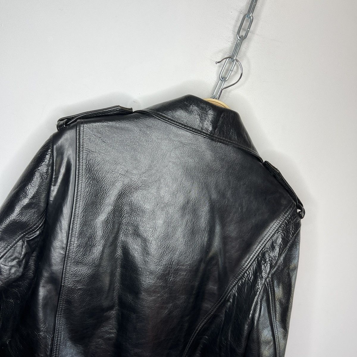 Designer 90s Real Leather Vintage Ramones Punk Biker Goth y2k Jacket Size US M / EU 48-50 / 2 - 14 Thumbnail