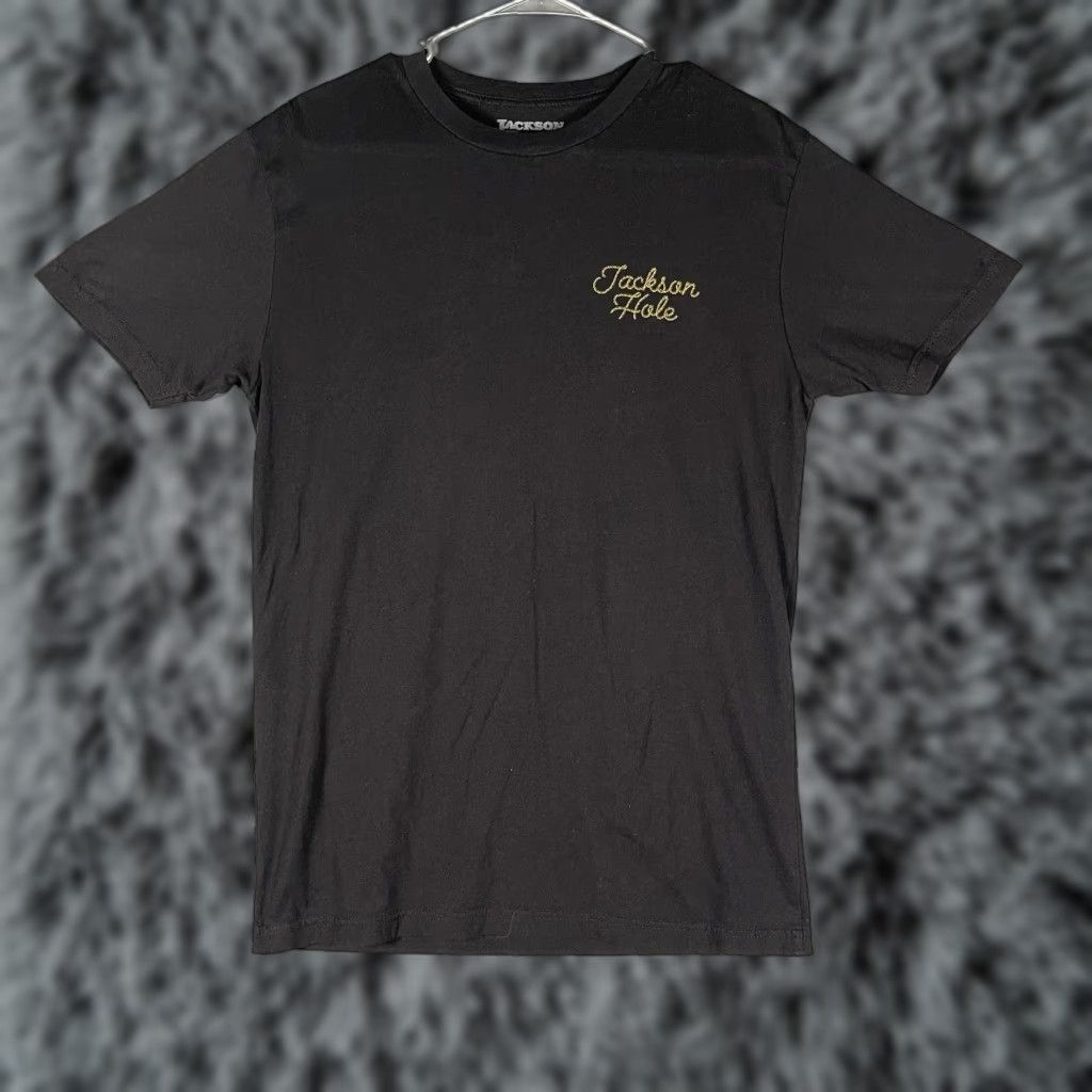 Comfort Colors Jackson Hole Wyoming T Shirt Medium Black Buffalo Sunset Outdoors Destination Mens M Crew Neck Short Sleeve Comfort Colors Size US M / EU 48-50 / 2 - 1 Thumbnail