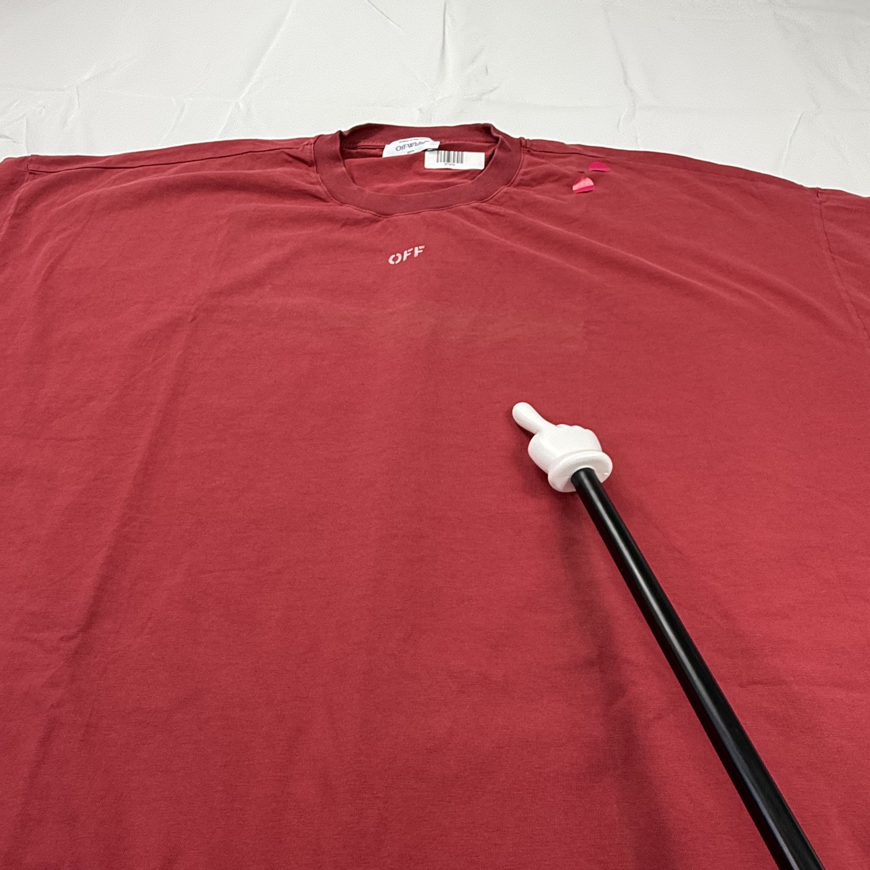 Off-White Off-White Caravaggio Graphic T-Shirt Red Oversized XL Size US XL / EU 56 / 4 - 6 Thumbnail