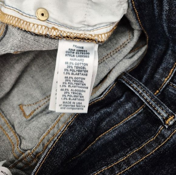 Frame Le High Harvard Skinny Jeans Denim Distressed School Size 26" / US 2 / IT 38 - 15 Thumbnail