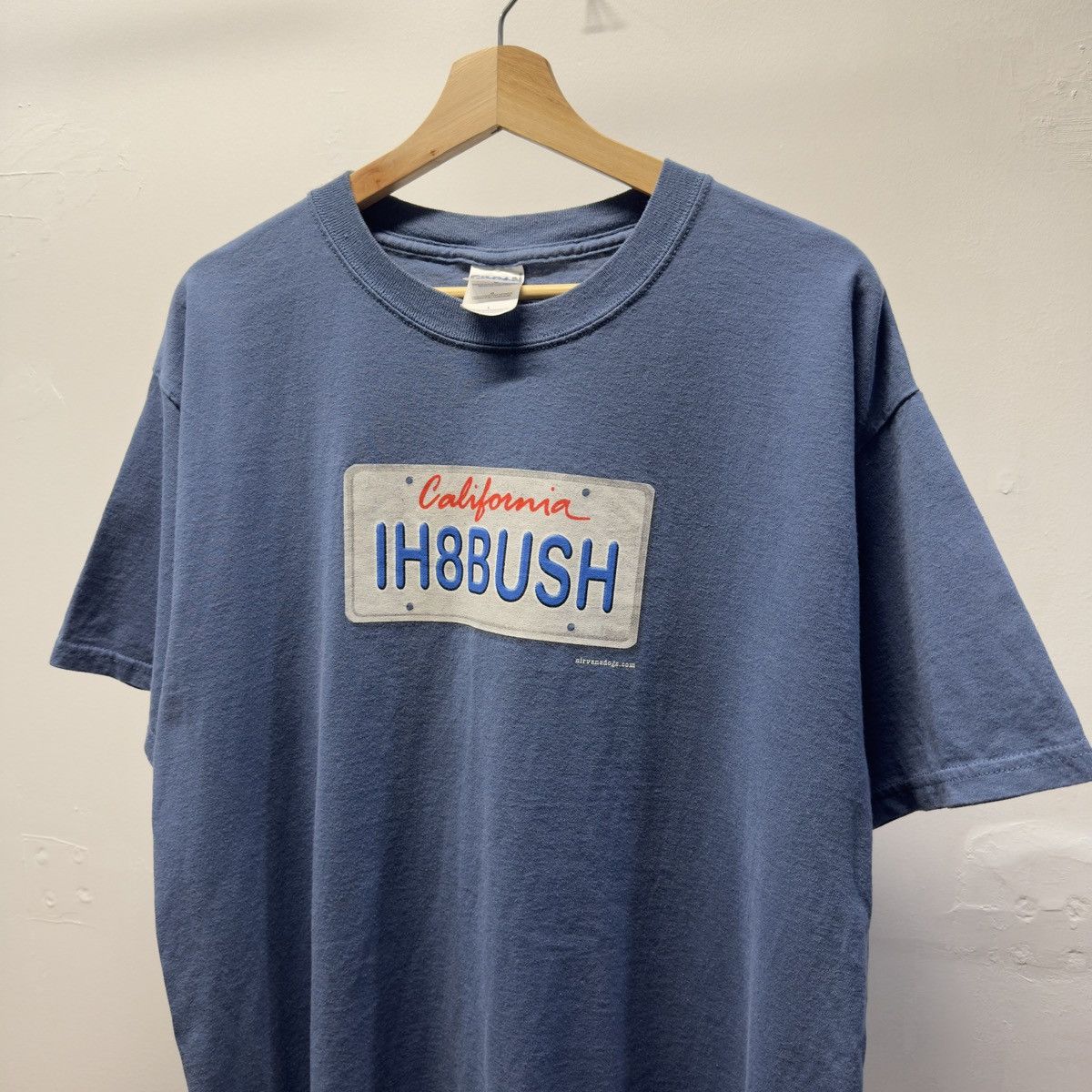 Vintage IH8Bush License Plate Shirt Humor Funny ERD Grunge Size US L / EU 52-54 / 3 - 5 Thumbnail