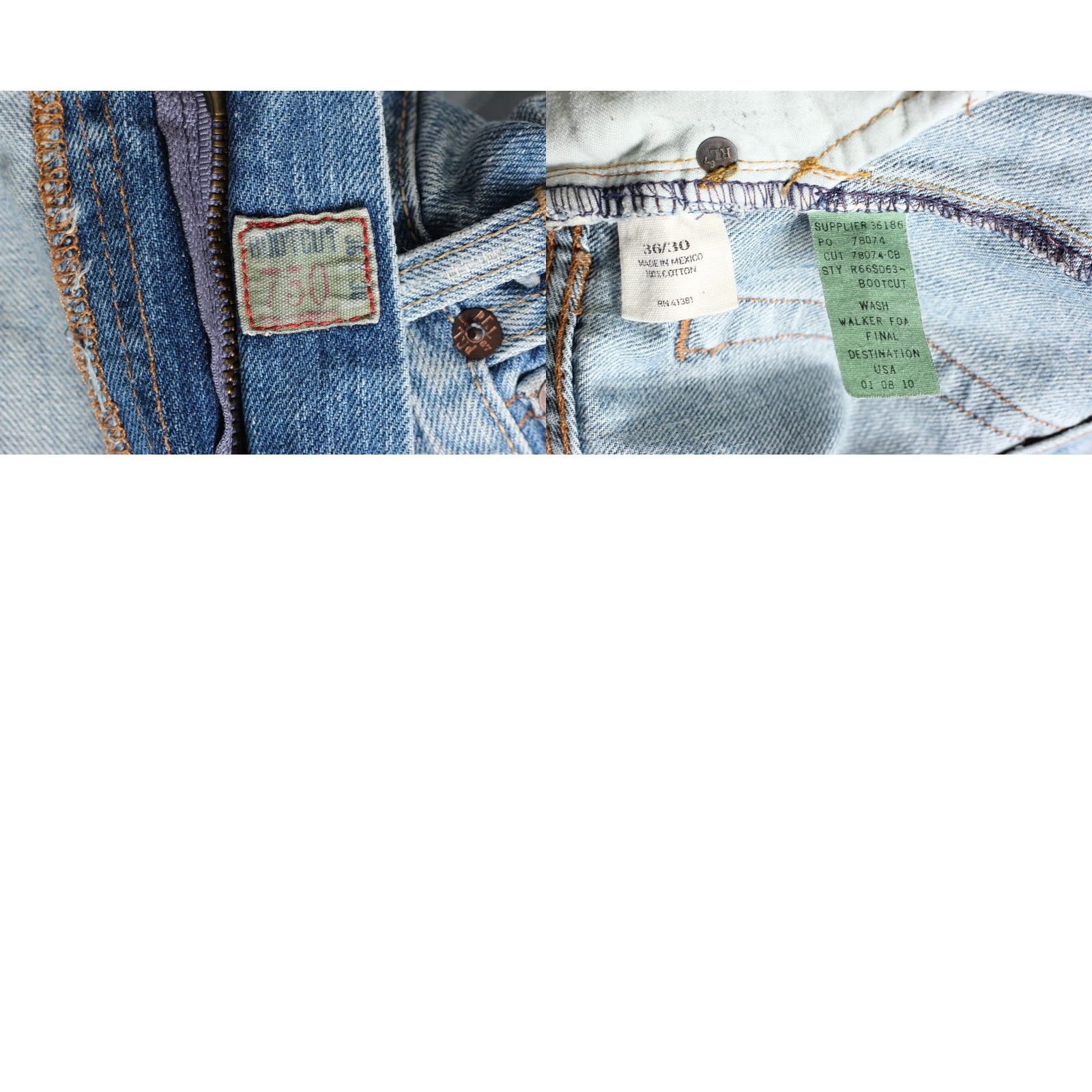 Polo Ralph Lauren VINTAGE POLO RALPH LAUREN Bootcut Jeans Men W36 L30 Made in MEXICO Size US M / EU 48-50 / 2 - 8 Thumbnail