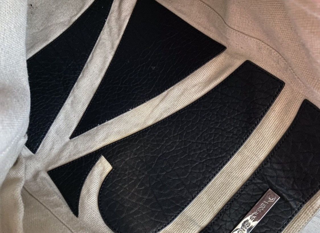 Versace × Vintage Vintage Versace Black Leather Shoulder Bag Size ONE SIZE - 8 Thumbnail