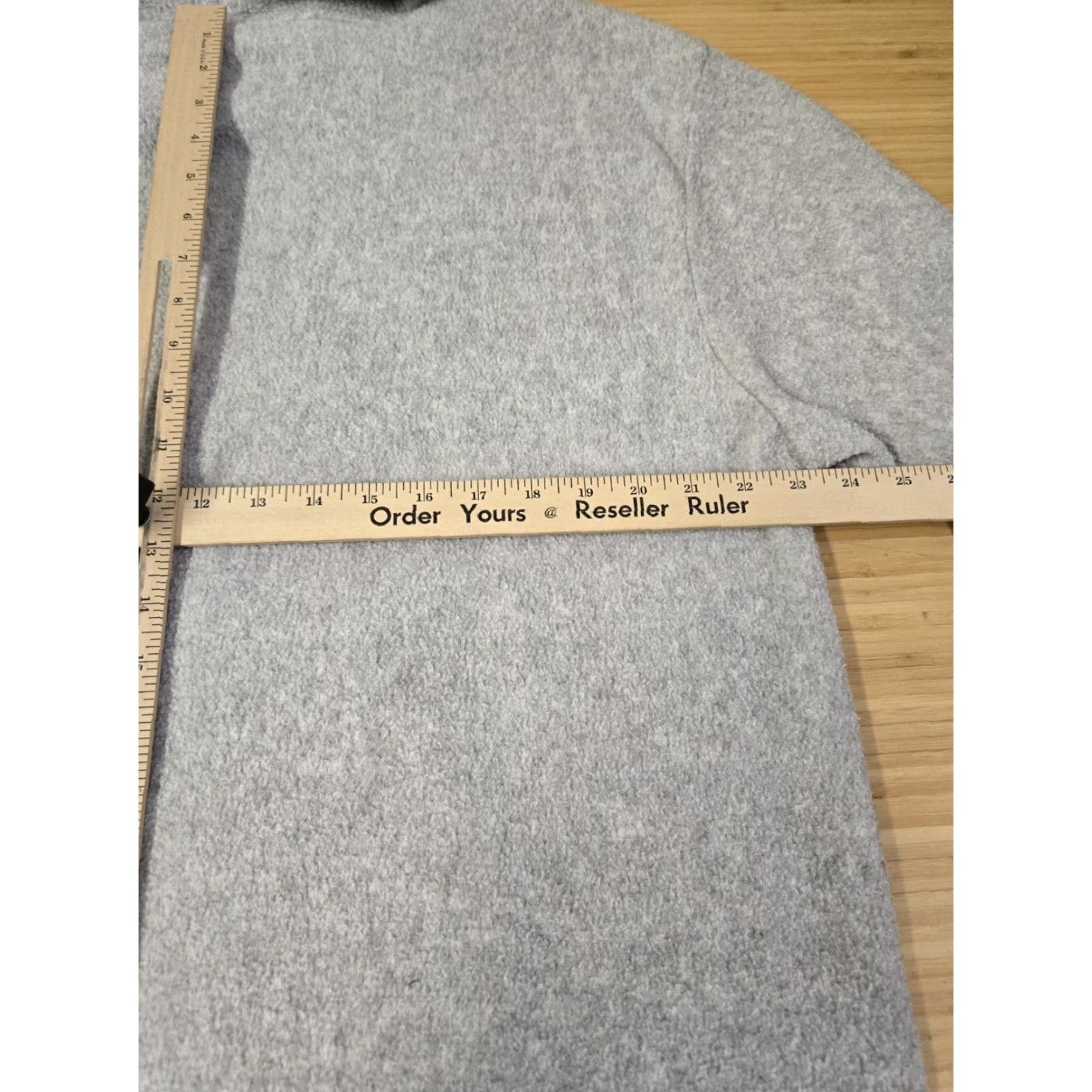 Disney Disney Mickey Unlimited Fleece Hoodie Women L Gray Long Sleeve Hooded Pullover Embroidered Mickey Mouse Pockets Solid Cartoon Womens Size L / US 10 / IT 46 - 7 Thumbnail