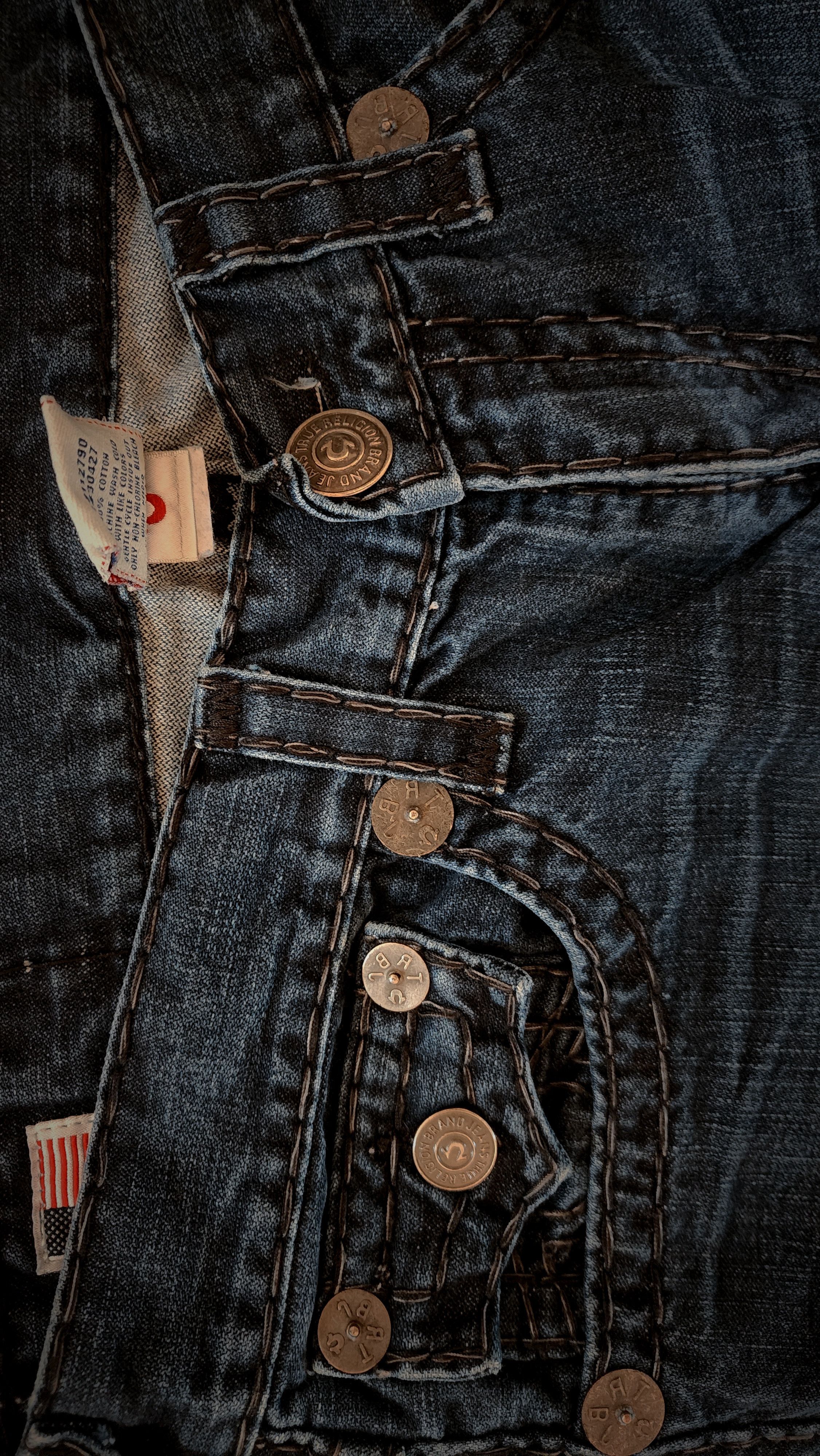 True Religion True Religion Super T Vintage Jeans Size US 36 / EU 52 - 13 Thumbnail
