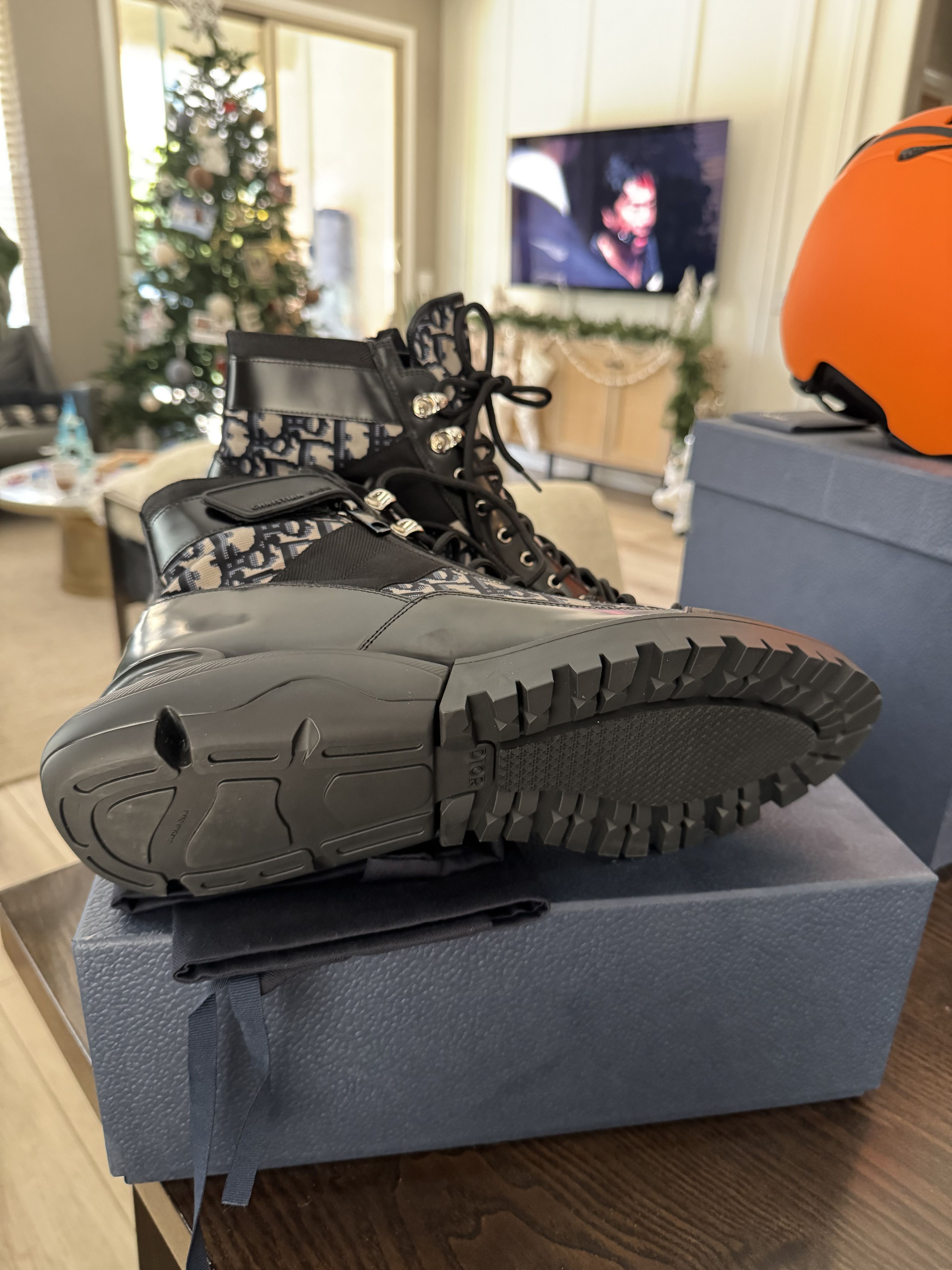 Dior Dior M Combat mid top boots Size US 12 / EU 45 - 7 Thumbnail