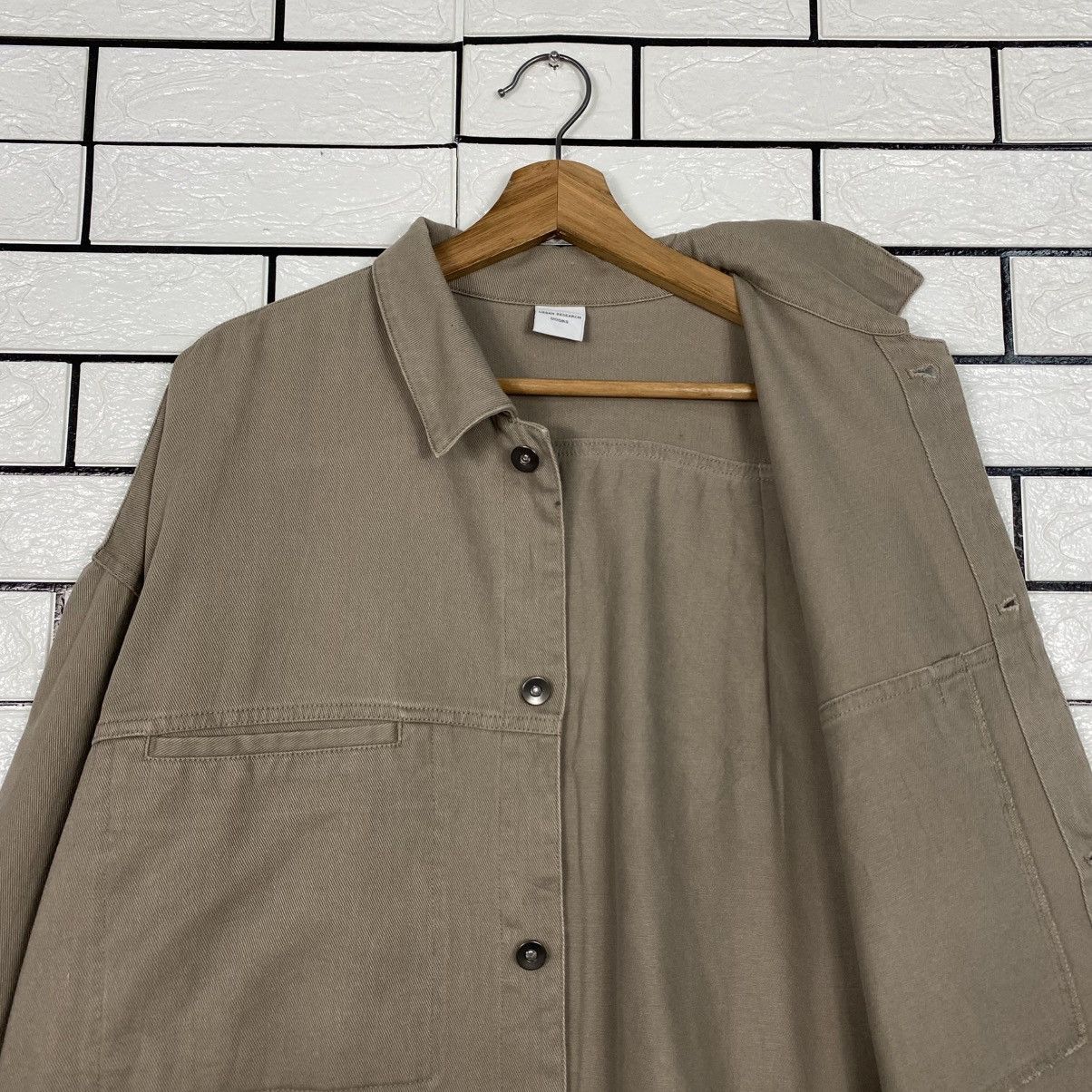 Japanese Brand 📌Vintage Khakis Chore Jacket Urban Research Issey Miyake Size US M / EU 48-50 / 2 - 14 Thumbnail