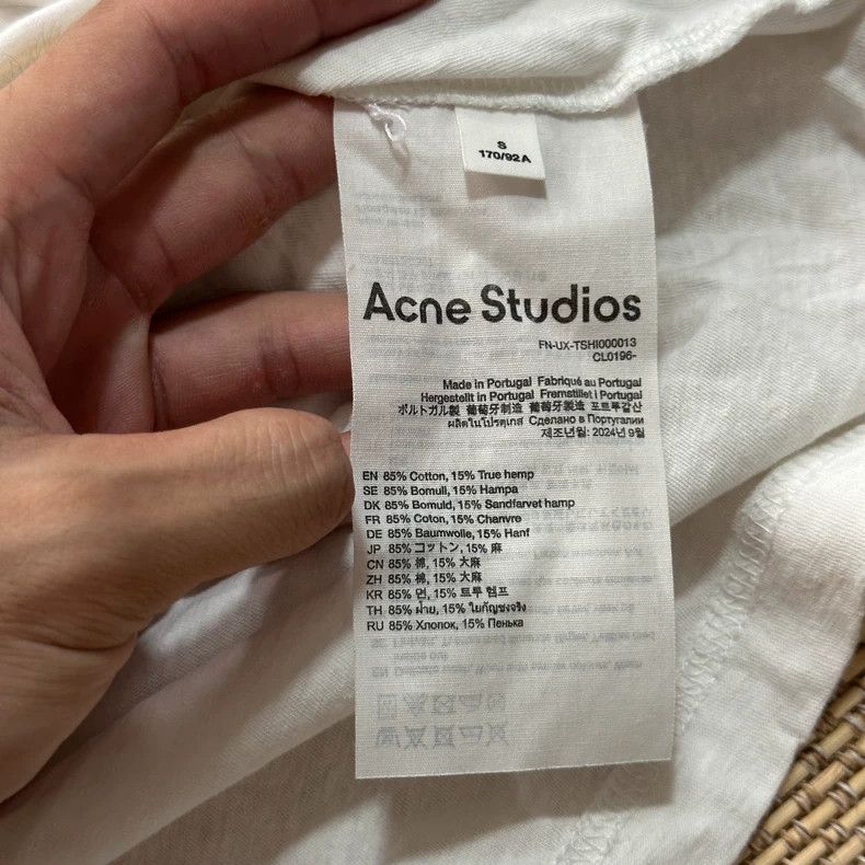 Acne Studios Acne Studios Washed, dirty, stained, mud-dyed and aged whi Size US S / EU 44-46 / 1 - 3 Thumbnail