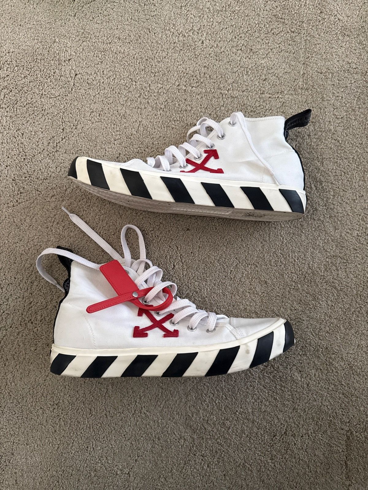 Off-White Off-White High-Top Vulcanized Size US 12 / EU 45 - 7 Thumbnail