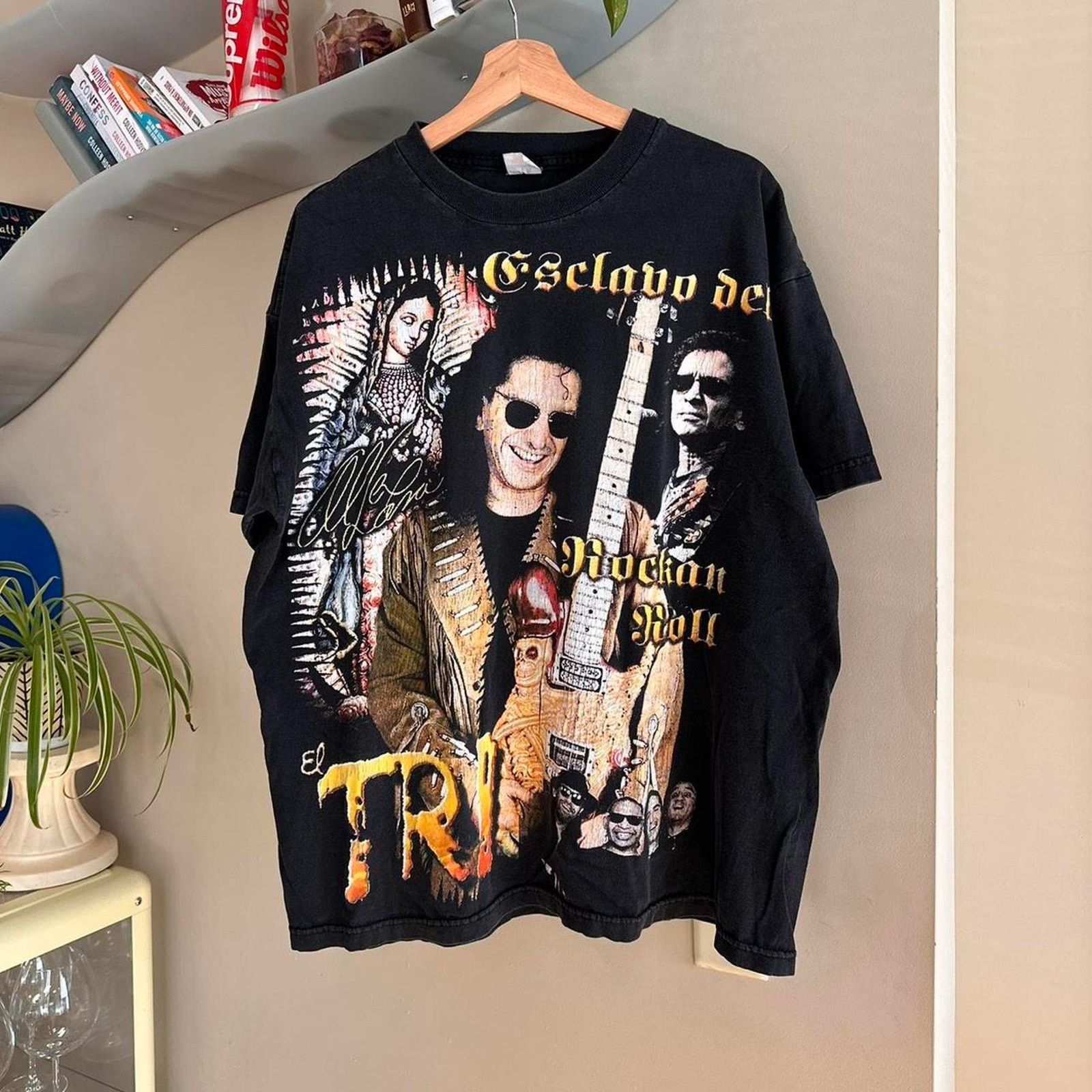 Band Tees × Vintage Vintage El Tri Mexican Band Shirt Size US XL / EU 56 / 4 - 1 Thumbnail