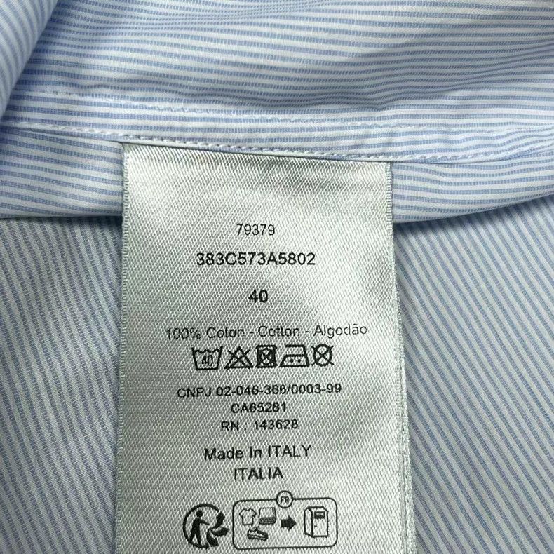 Dior Dior Long-sleeved shirt with blue character pattern print Size US XXS / EU 40 - 5 Thumbnail
