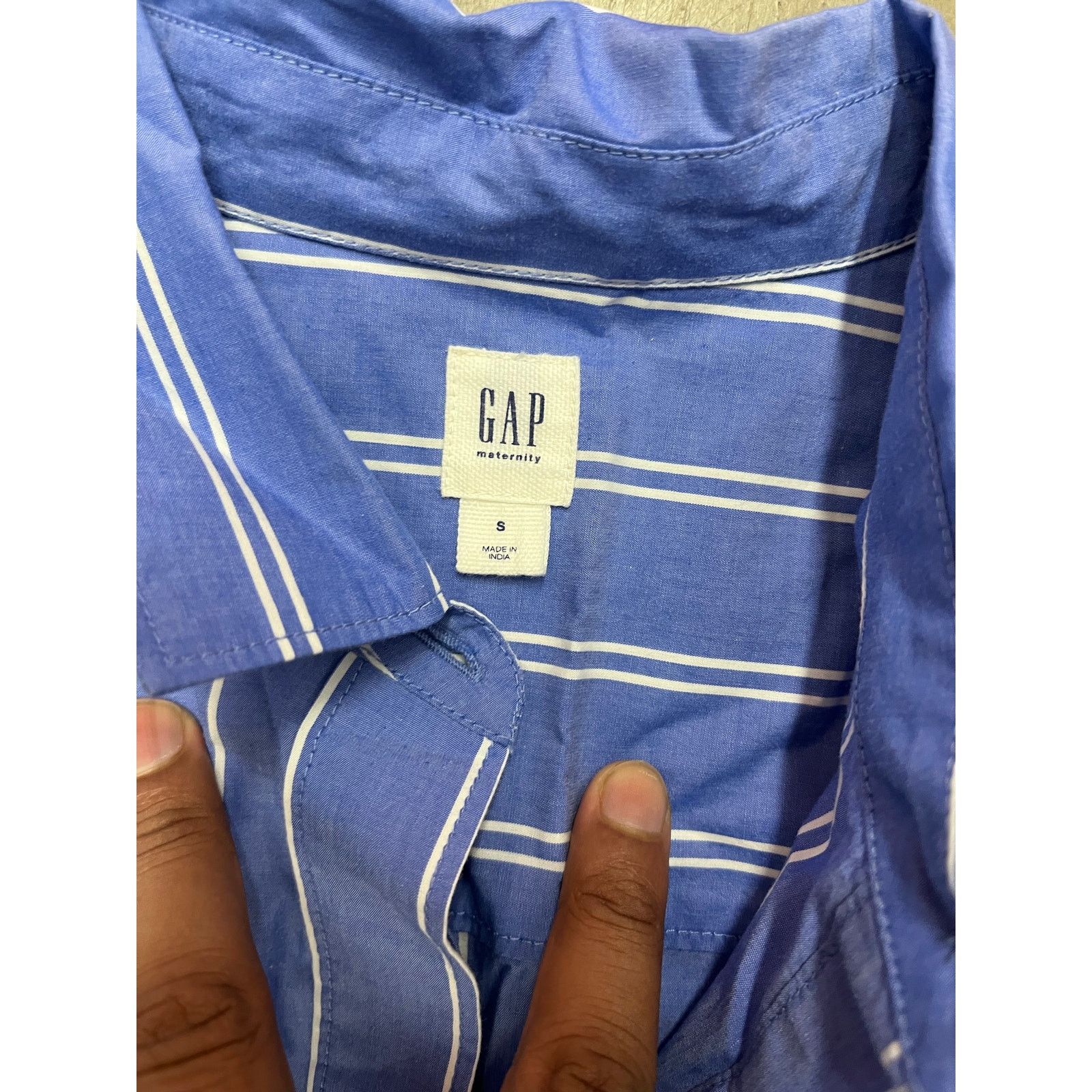 Gap Gap Women - Organic Cotton Stripe Mini Shirtdress / S / NWOT Size S / US 4 / IT 40 - 5 Thumbnail