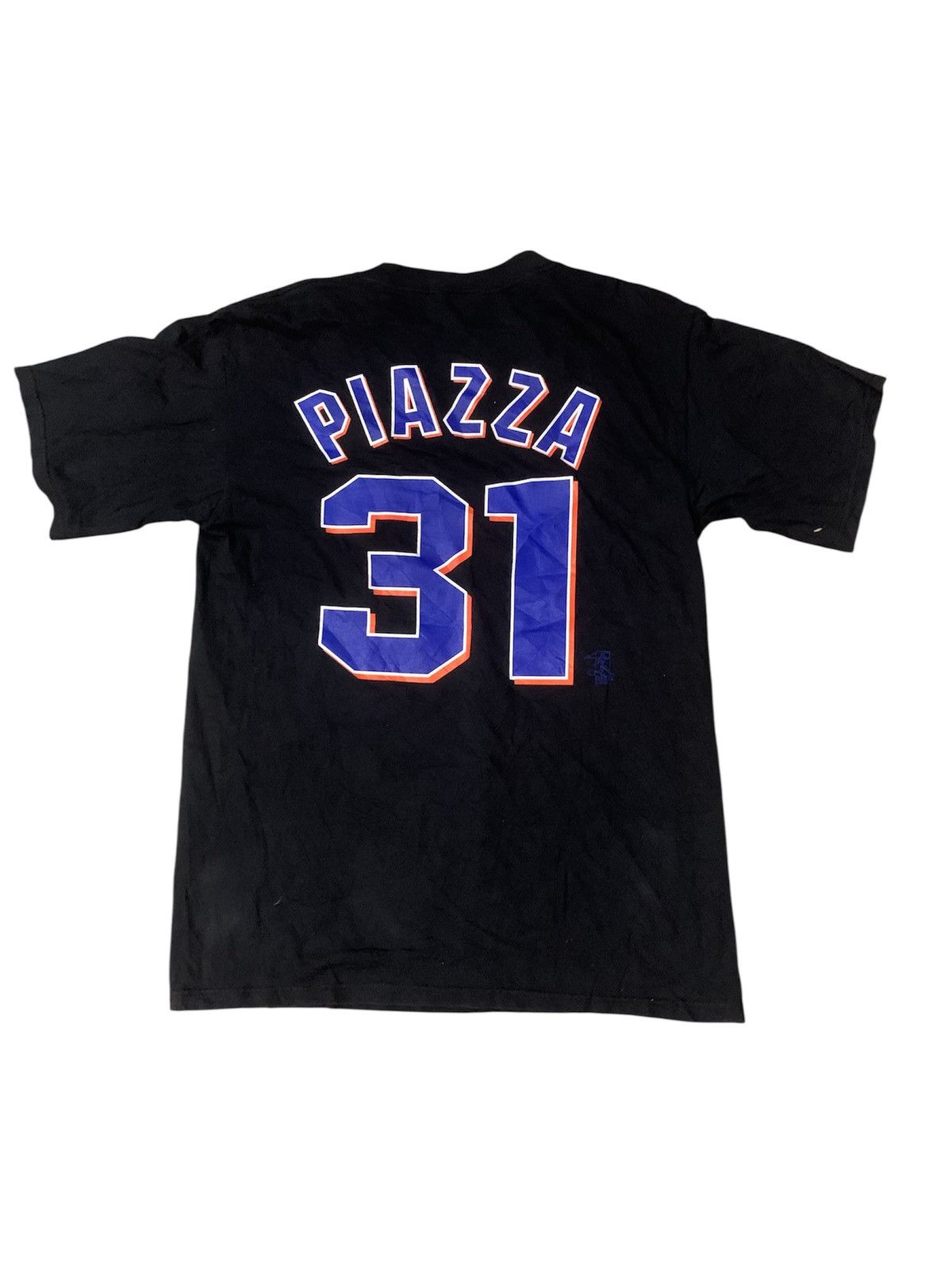 Majestic Vintage 90’s New York Mets 31 Mike Piazza MLB Tee Size US M / EU 48-50 / 2 - 2 Thumbnail