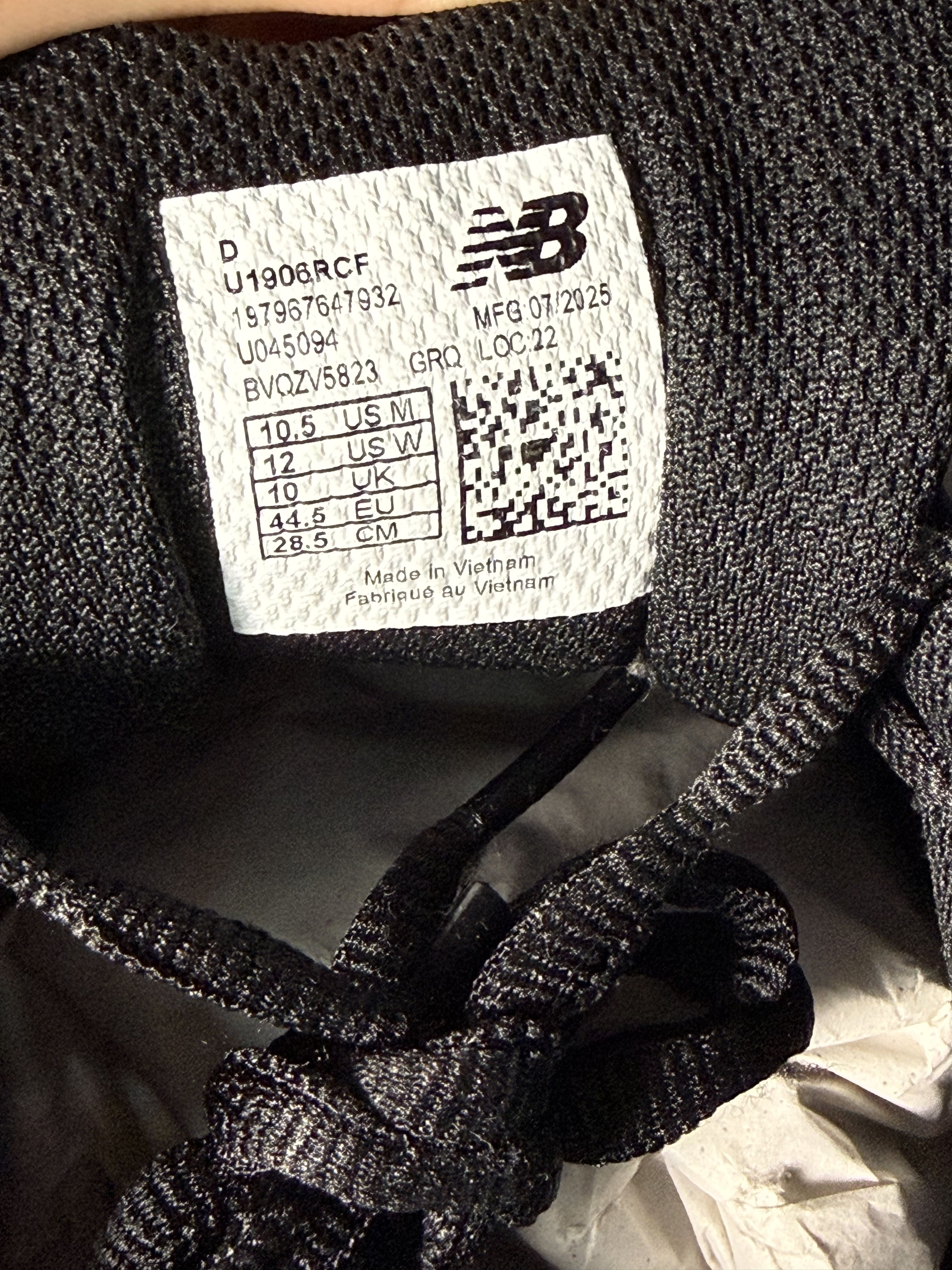 New Balance New Balance 1906R "Black Grey White" - Size 10.5 Size US 10.5 / EU 43-44 - 6 Thumbnail