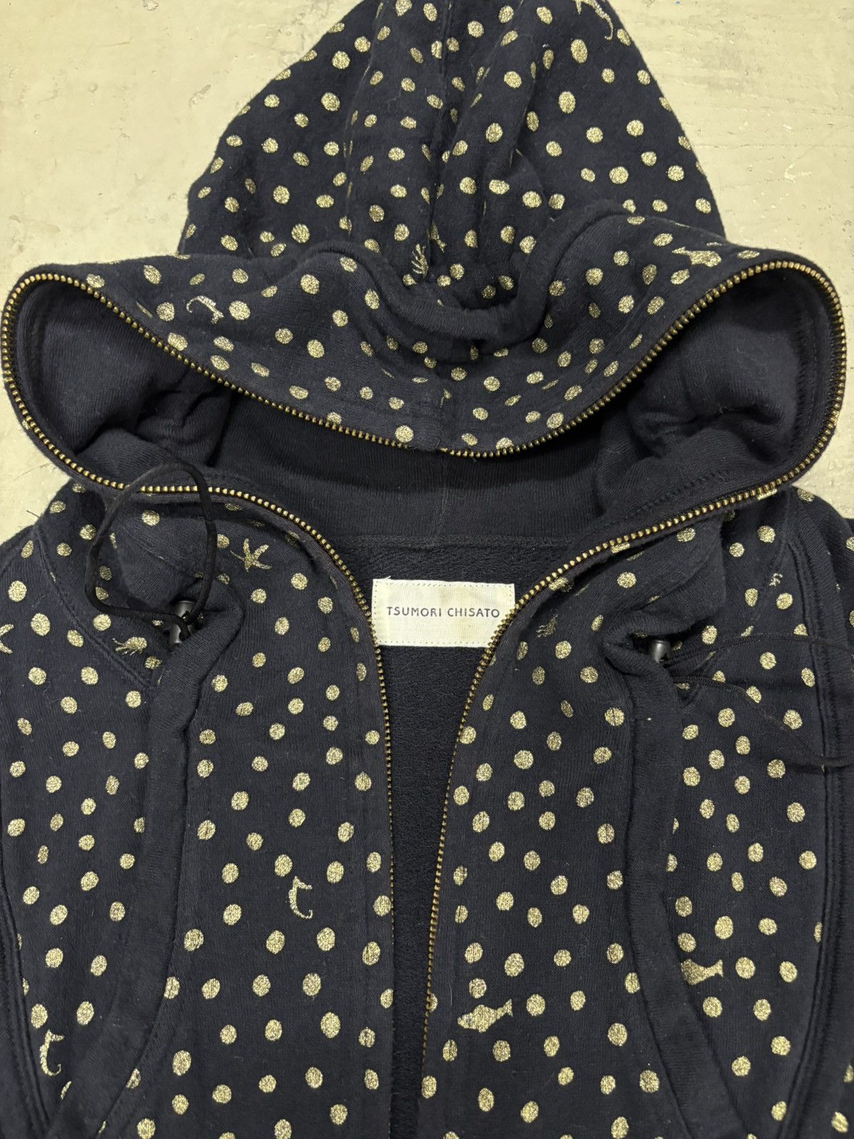 Issey Miyake Last Drop Tsumori Chisato hoodie jacket full zip polka dot Size US M / EU 48-50 / 2 - 8 Thumbnail